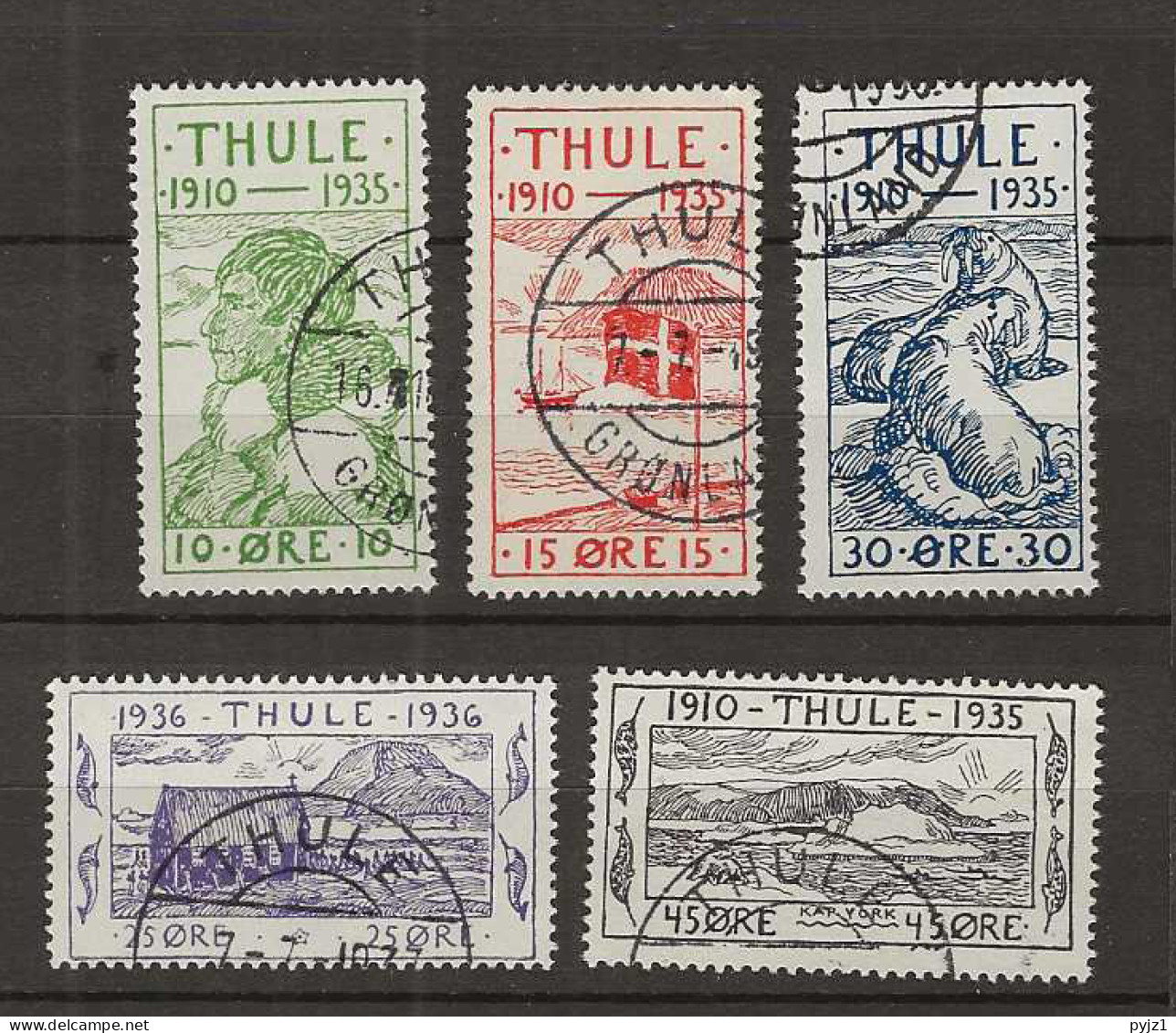 1935 USED Thule 1-5 - Thulé