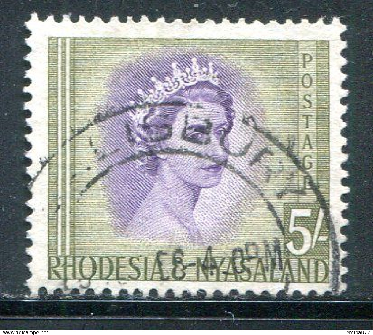 RHODESIE ET NYASALAND- Y&T N°13- Oblitéré - Rhodesia & Nyasaland (1954-1963)
