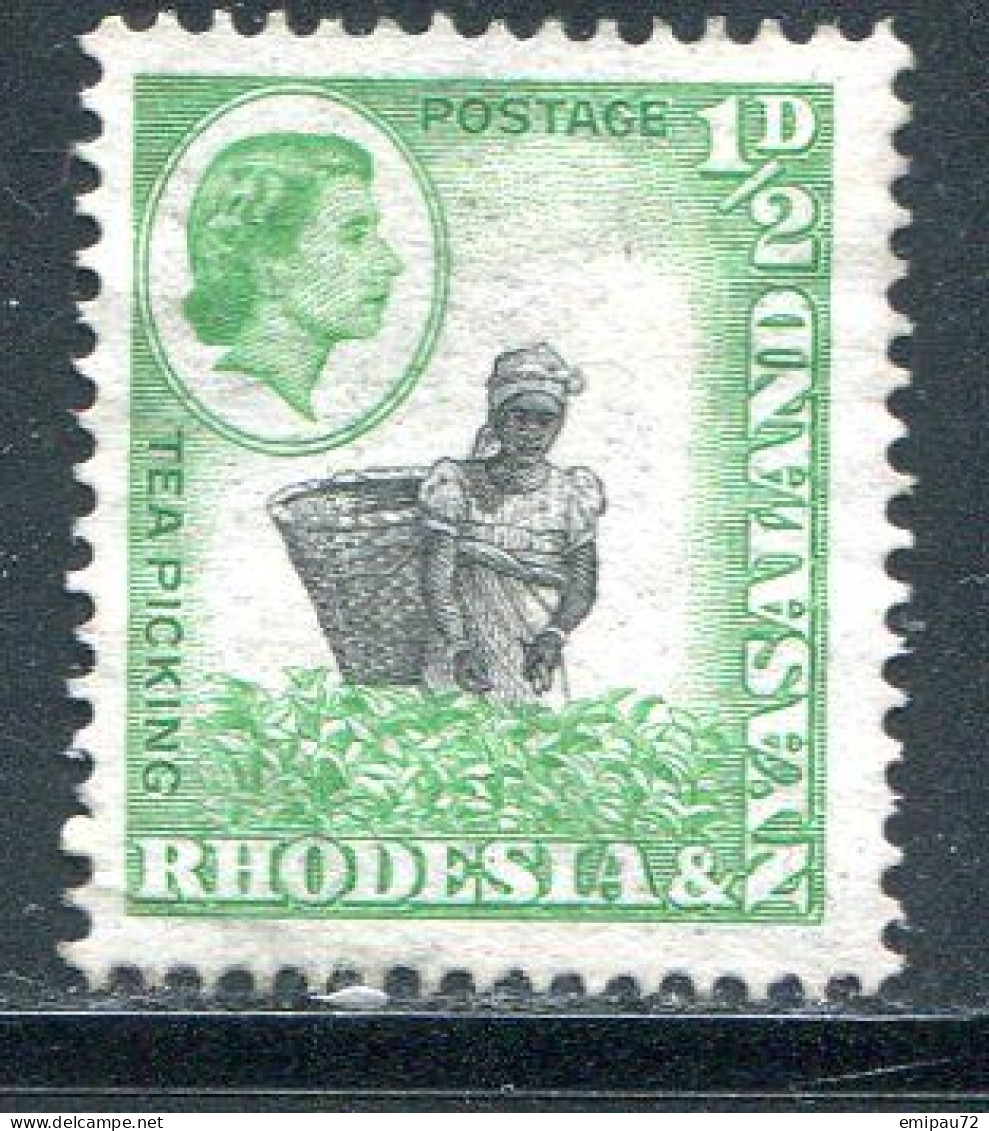 RHODESIE ET NYASALAND- Y&T N°19- Neuf Avec Charnière * - Rhodésie & Nyasaland (1954-1963)