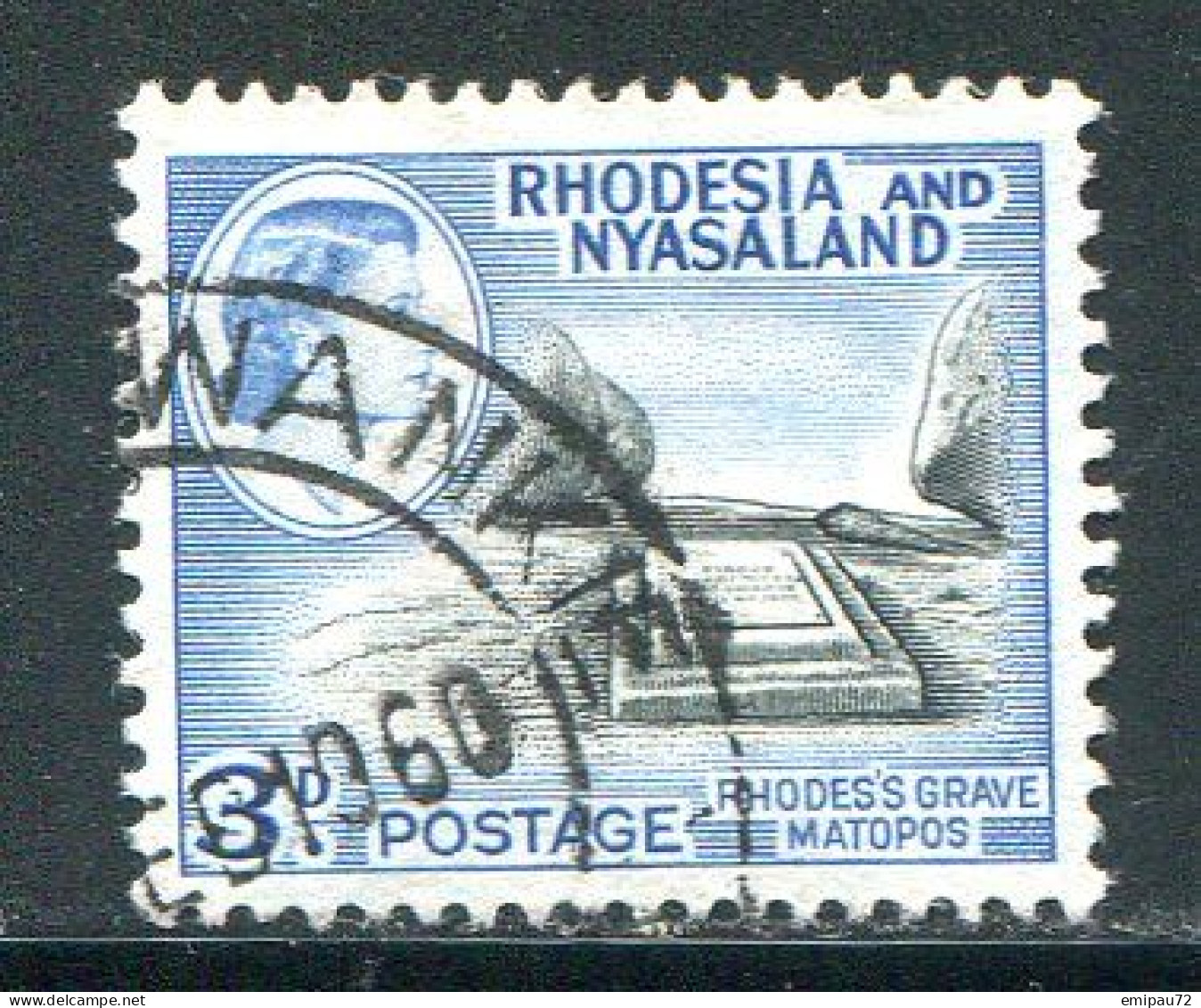 RHODESIE ET NYASALAND- Y&T N°23- Oblitéré - Rhodesia & Nyasaland (1954-1963)