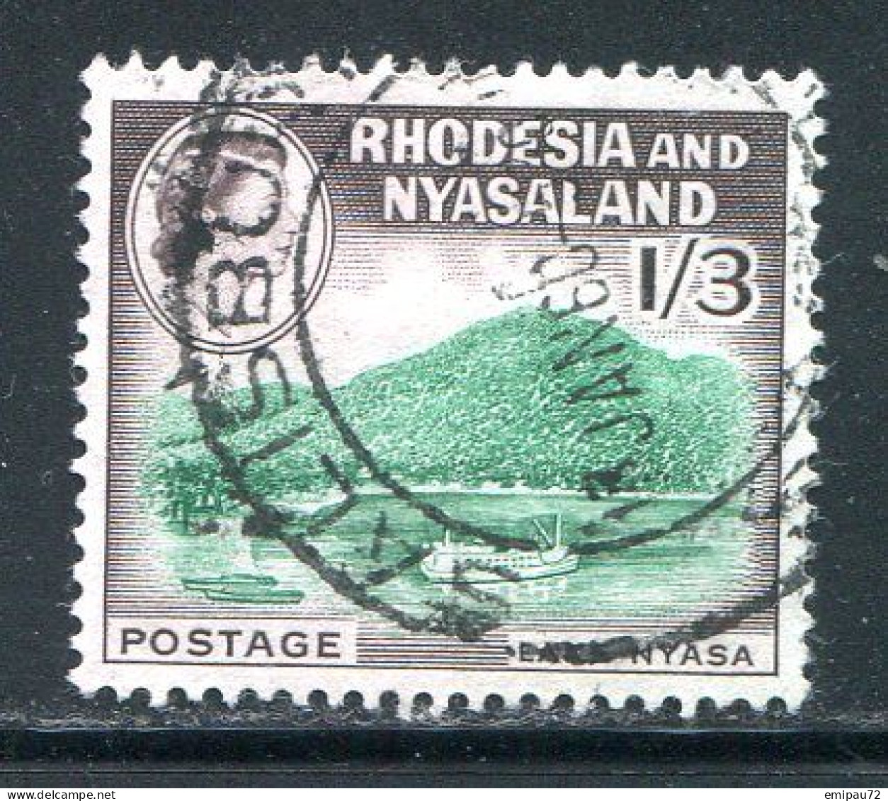 RHODESIE ET NYASALAND- Y&T N°27- Oblitéré - Rhodesia & Nyasaland (1954-1963)