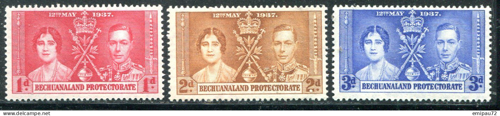 BECHUANALAND- Y&T N°62 à 64- Neufs Avec Charnière * - 1885-1964 Protectorat Du Bechuanaland