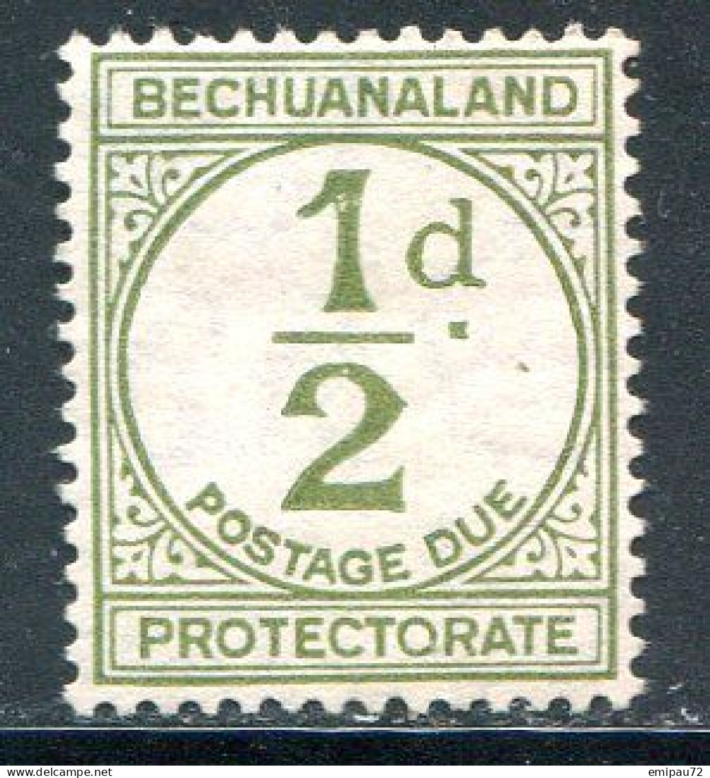 BECHUANALAND- Taxe Y&T N°4- Neuf Sans Gomme - 1885-1964 Bechuanaland Protectorate