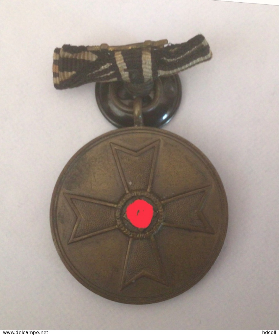 ALLEMAGNE - Médaille Du Mérite De Guerre 1939 Avec Rosette De Rappel Avec épées 1°GM - Allemagne