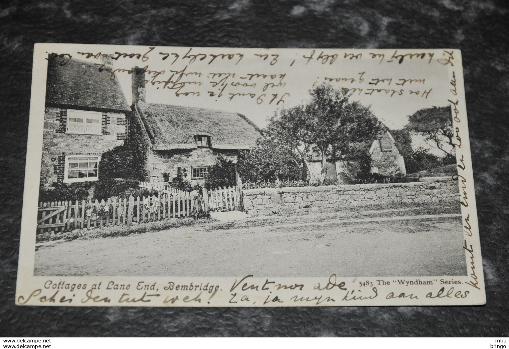 A775   Cottages At Lane End  Bembridge  1905 - Ventnor