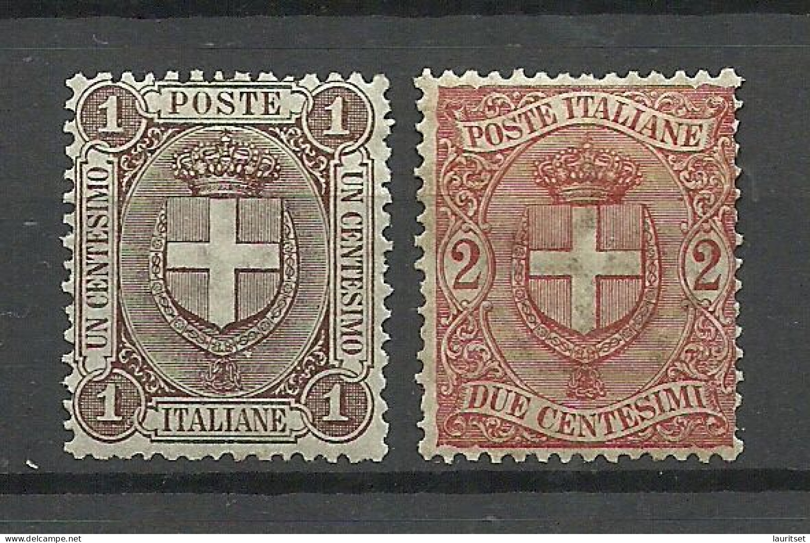 ITALY Italia 1896 Michel 71 - 72 * - Nuevos