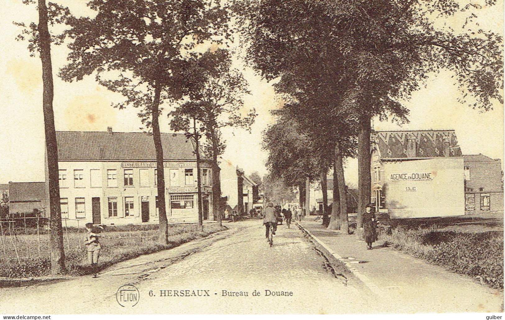 Herseaux Bureau De Douane N°6 Edit. A. Devoghelaere - Moeskroen