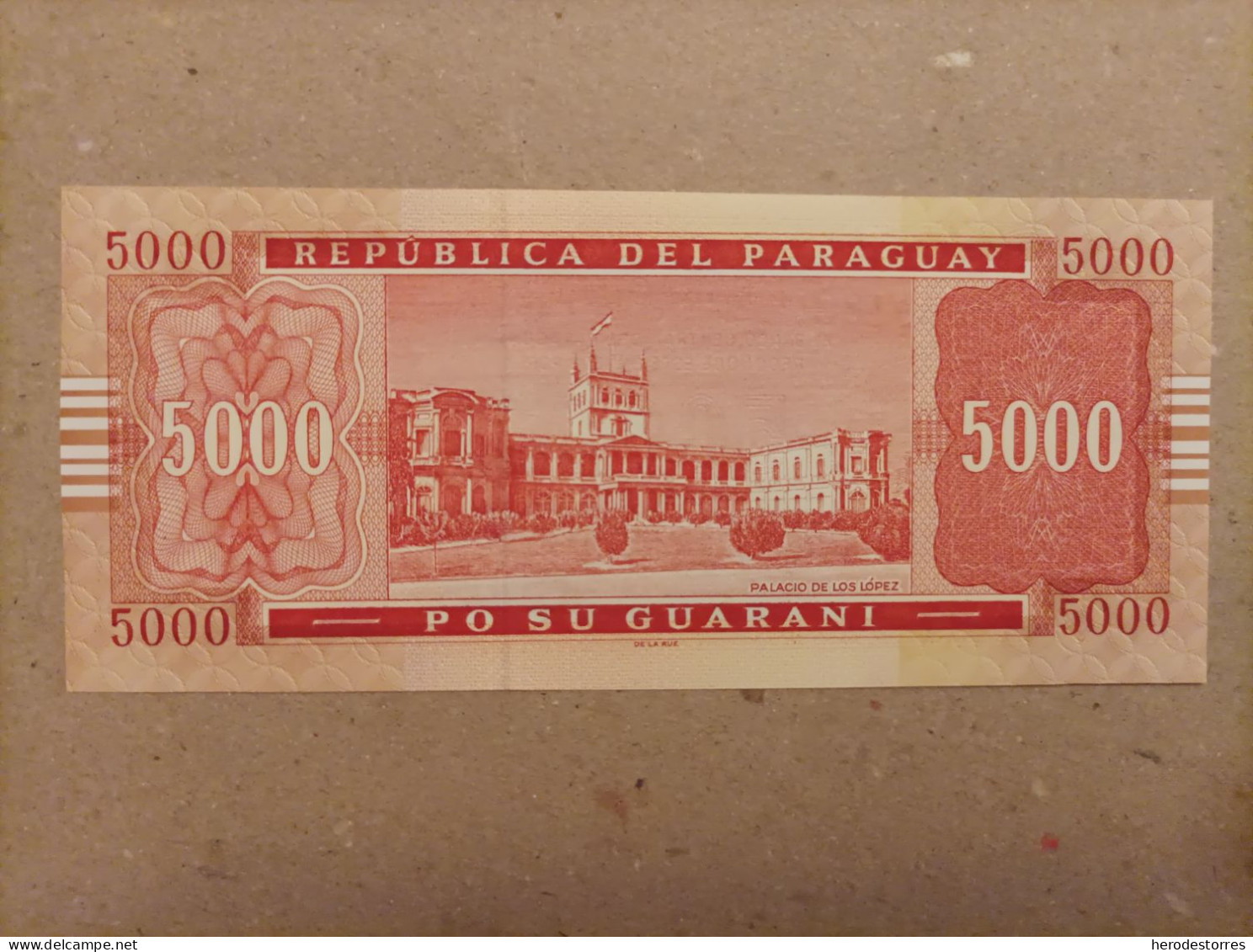 Billete De Paraguay De 5000 Guaraníes, Año 2005, UNC - Paraguay