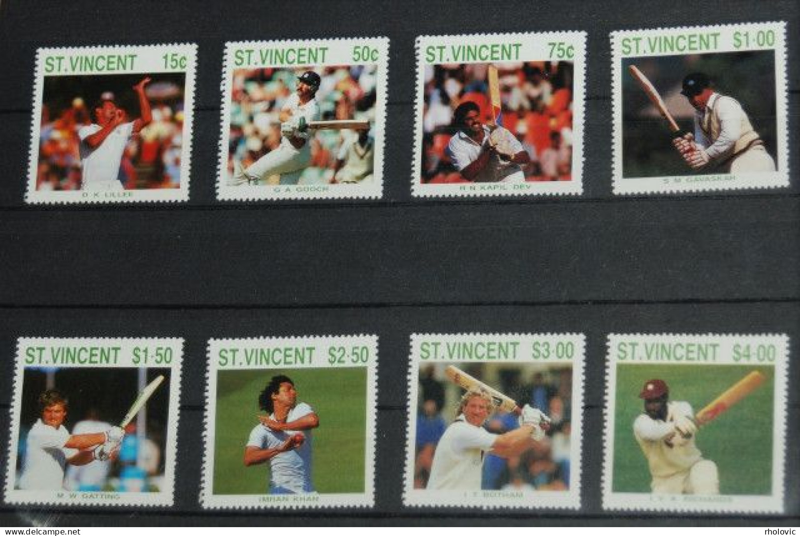 ST. VINCENT 1988, Sport, Cricket, Mi #1120-7, MNH** - Cricket