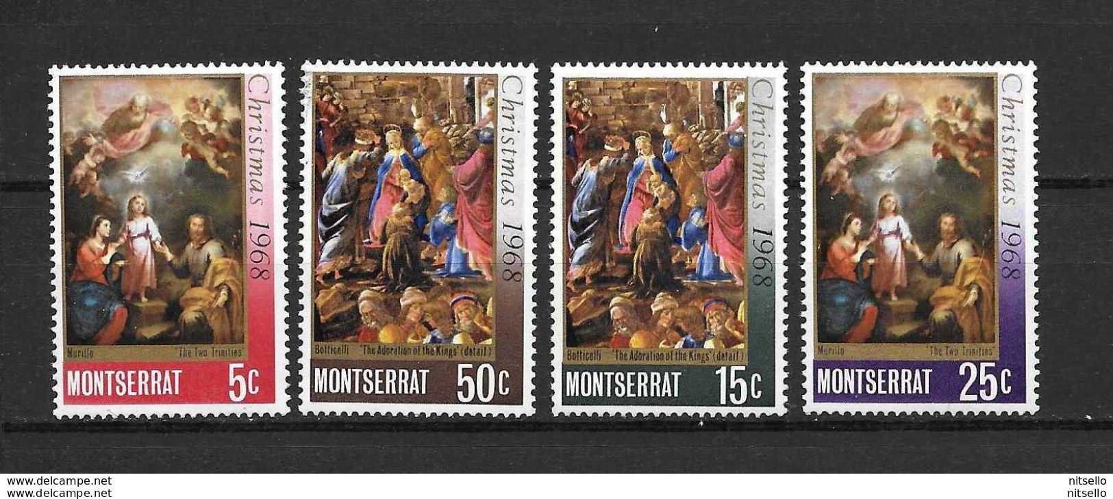 LOTE 1838  ///  MONTSERRAT  NAVIDAD 1968 ** MNH - Montserrat