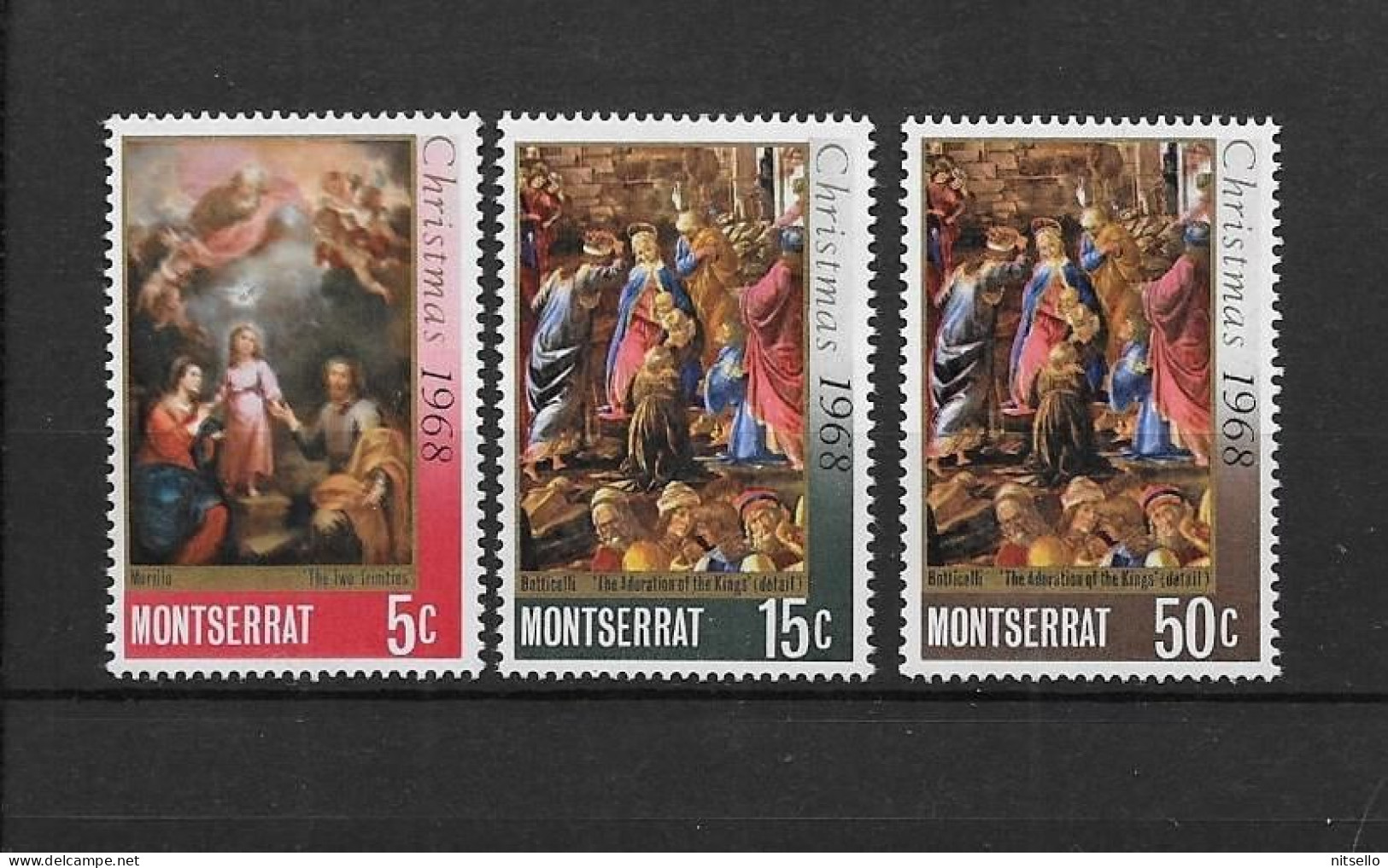 LOTE 1838  ///  MONTSERRAT  NAVIDAD 1968 ** MNH - Montserrat