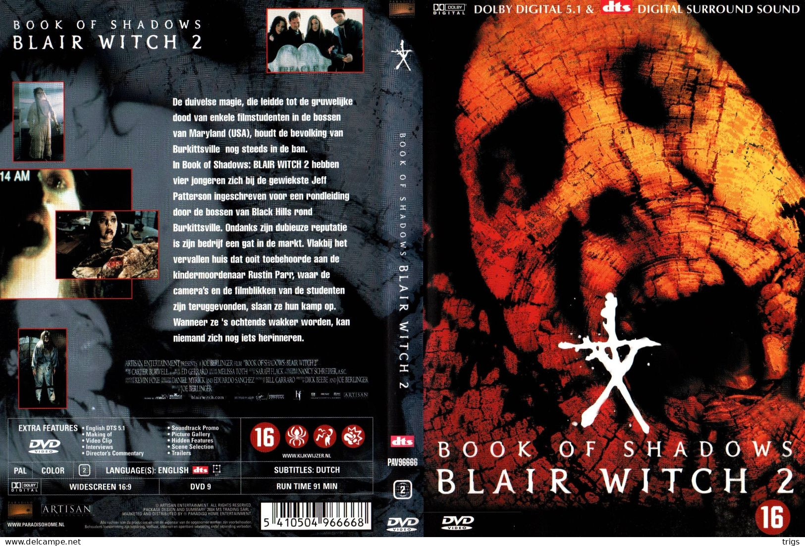 DVD - Book Of Shadows: Blair Witch 2 - Horror