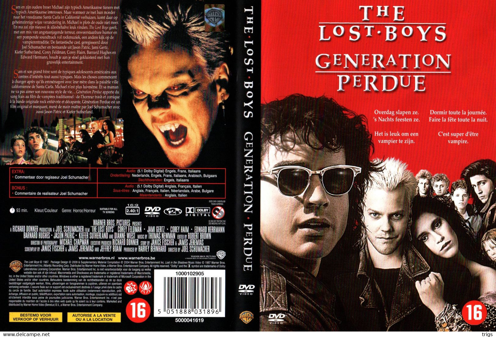 DVD - The Lost Boys - Horreur