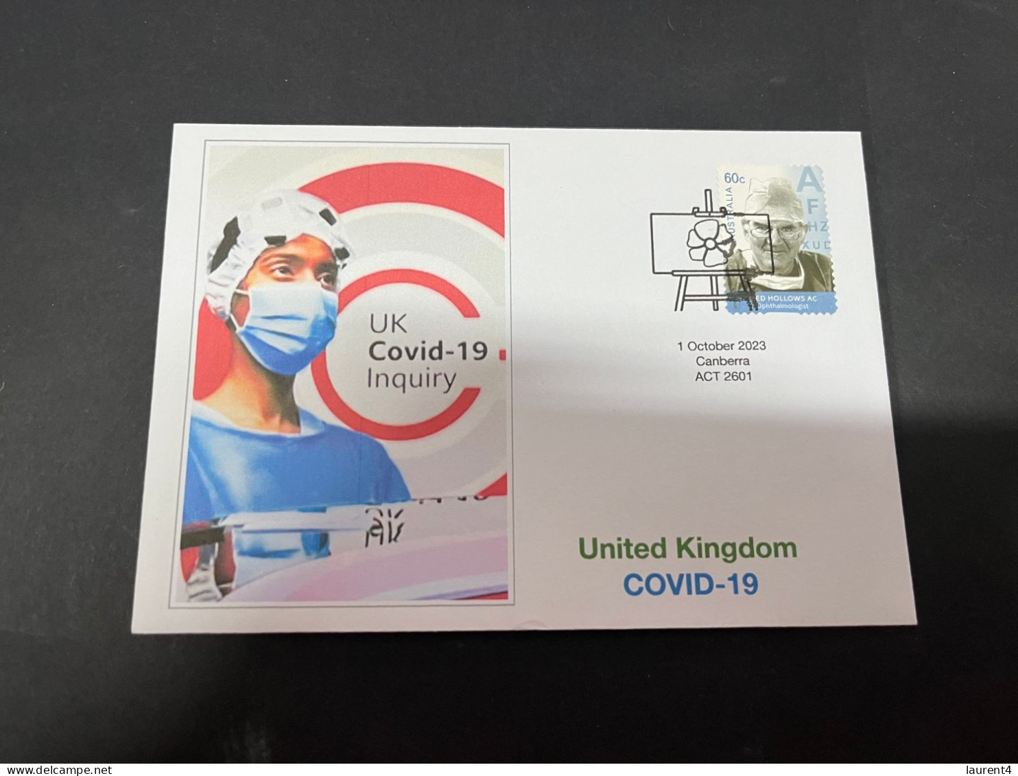 (8-10-2023) (3 U 37) COVID-19 Inquirry In UK (with Australia Doctor Holloweys Stamp) - Maladies