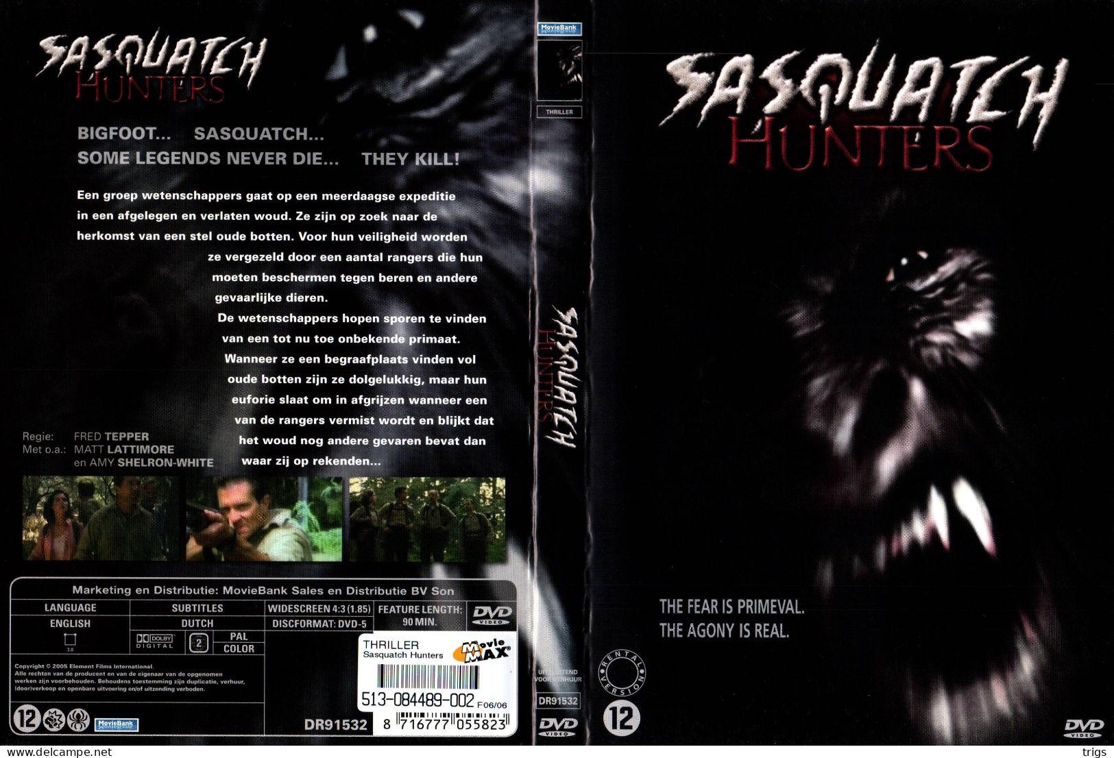 DVD - Sasquatch Hunters - Horror