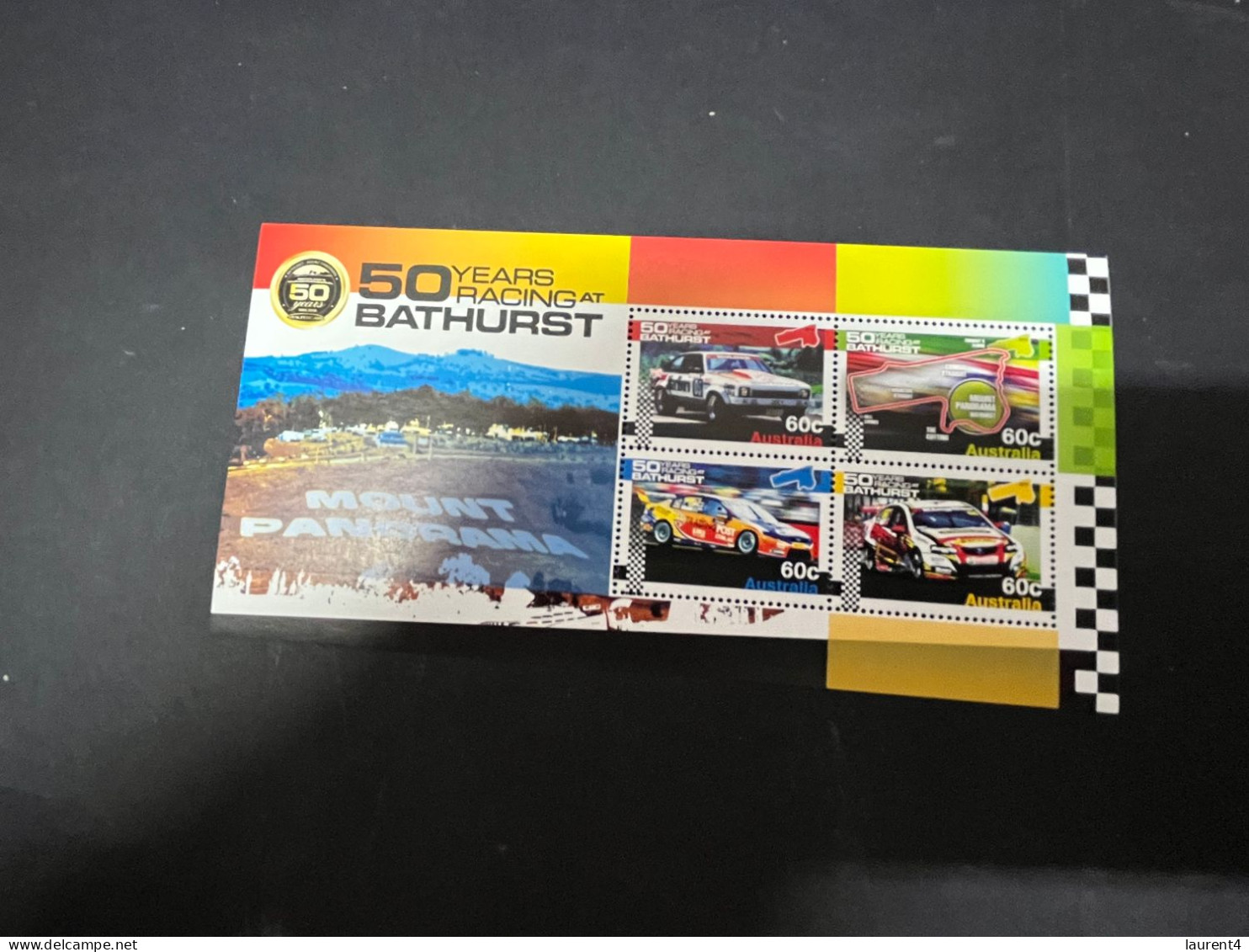 8-10-2023 (stamp) Australia - Mini-Sheet - Mint  - 50 Years Of Racing At Bathurst - Blokken & Velletjes