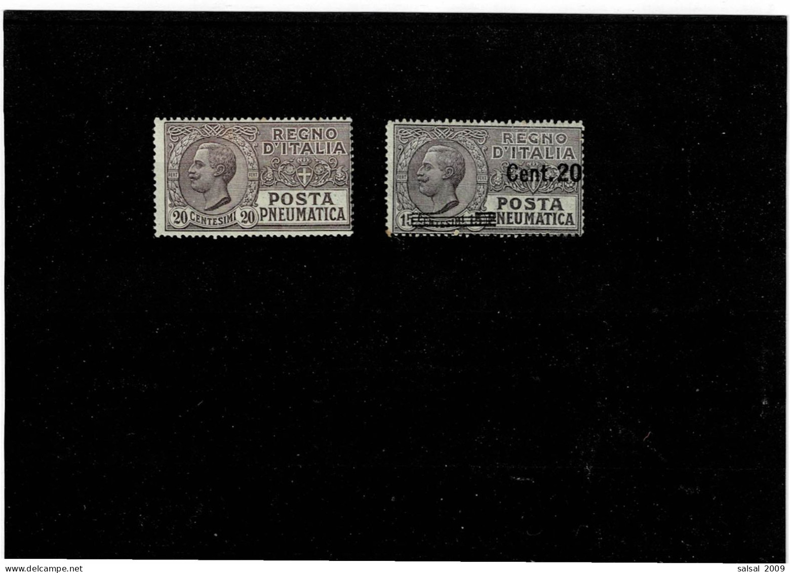 ITALIA REGNO ,Posta Pneumatica ,nuovi MNH ,qualita Splendida - Pneumatic Mail