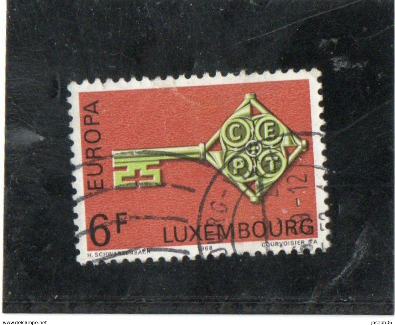 LUXEMBOURG    1968  Y.T. N° 725  Oblitéré - 1965-91 Jean