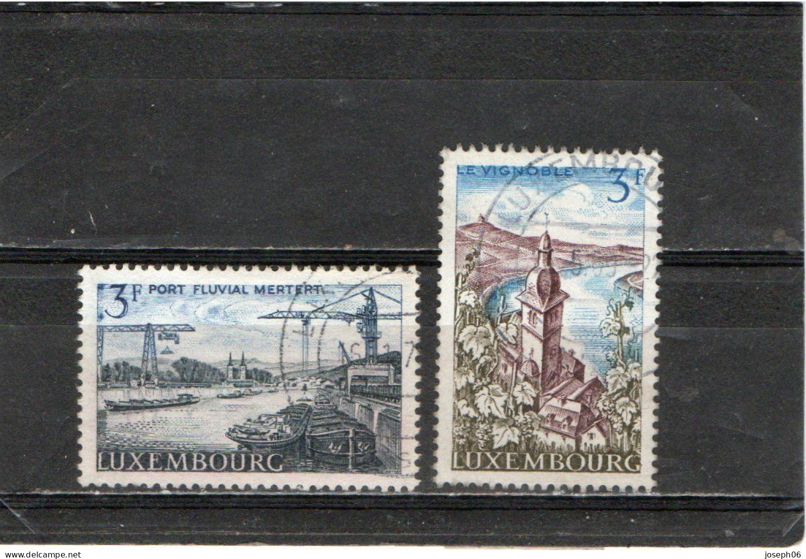 LUXEMBOURG    1967  Y.T. N° 708  709  Oblitéré - 1965-91 Giovanni