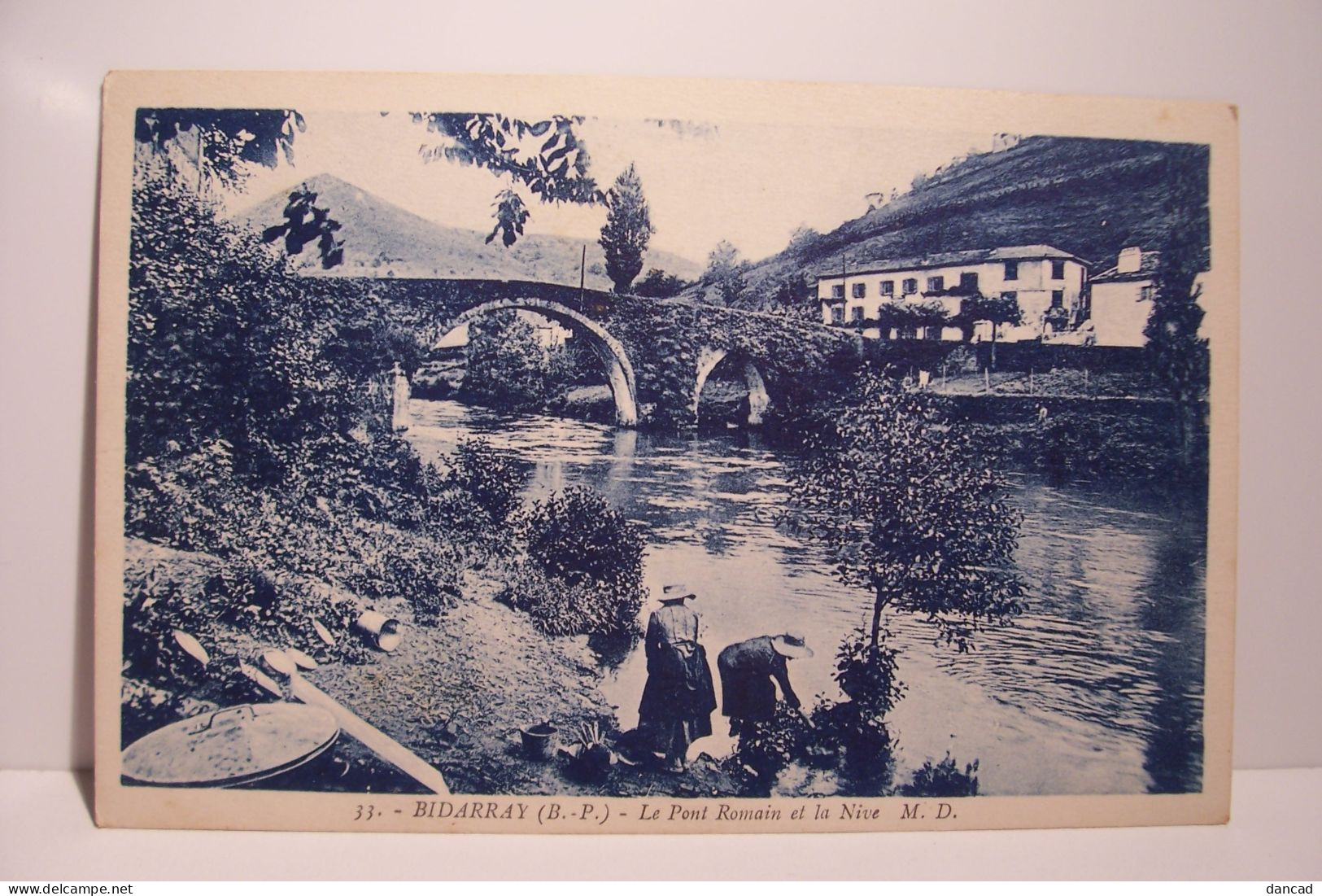 BIDARRAY   - Le Pont Romain Et La Nive  ( Lavandières ) - Bidarray