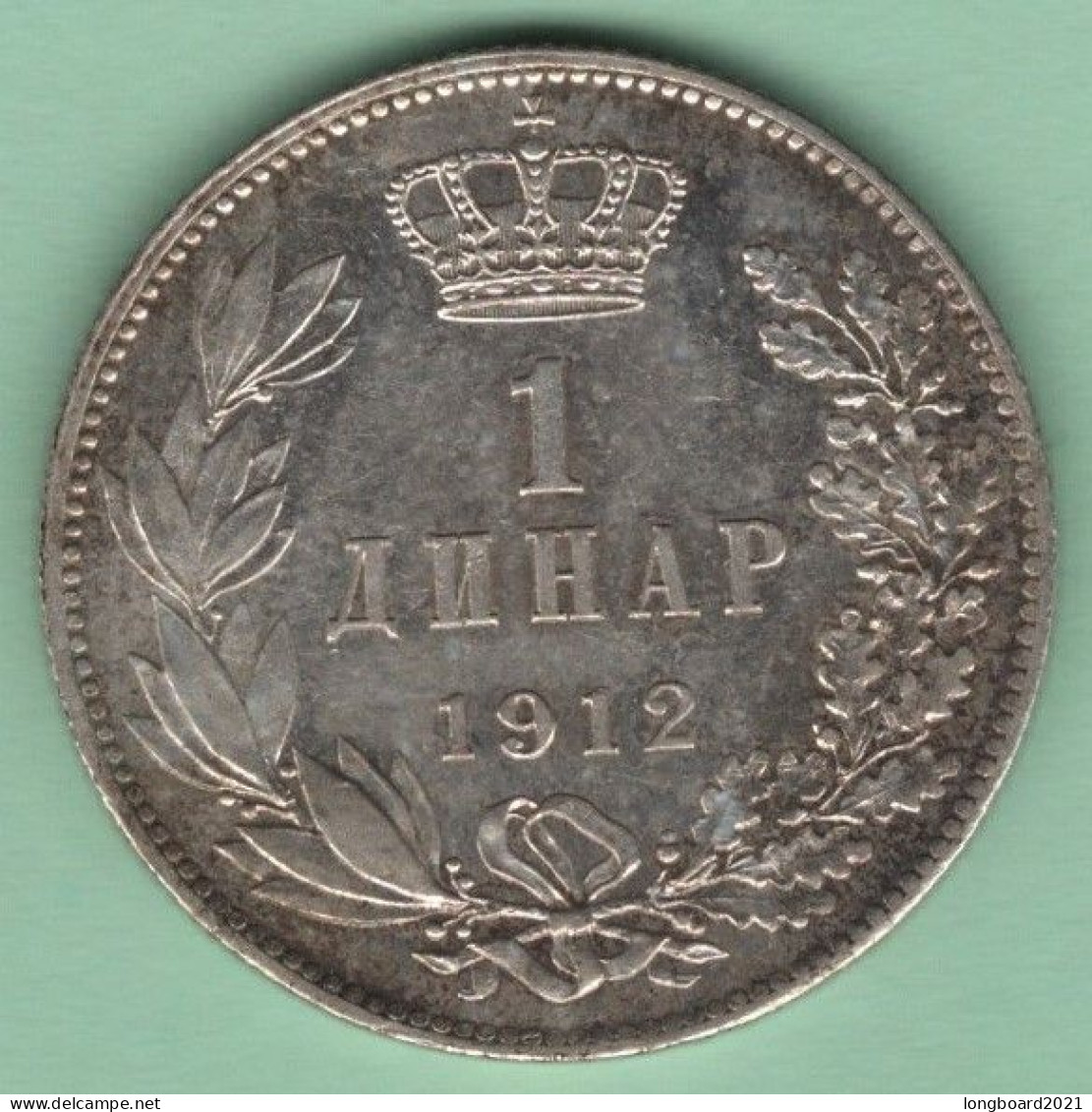 SERBIA - 1 DINAR 1912 - Serbie