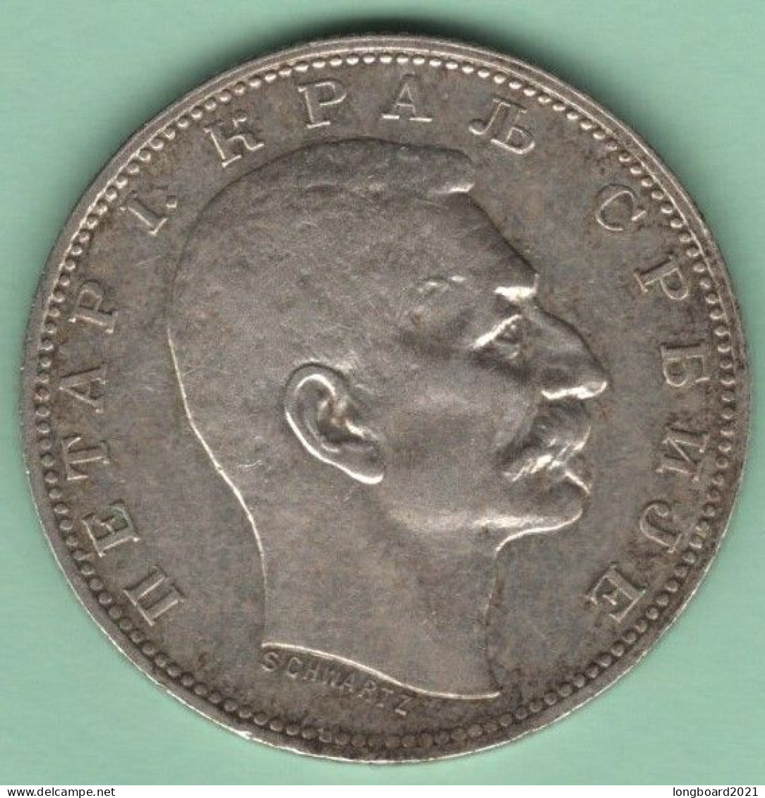 SERBIA - 1 DINAR 1912 - Serbien