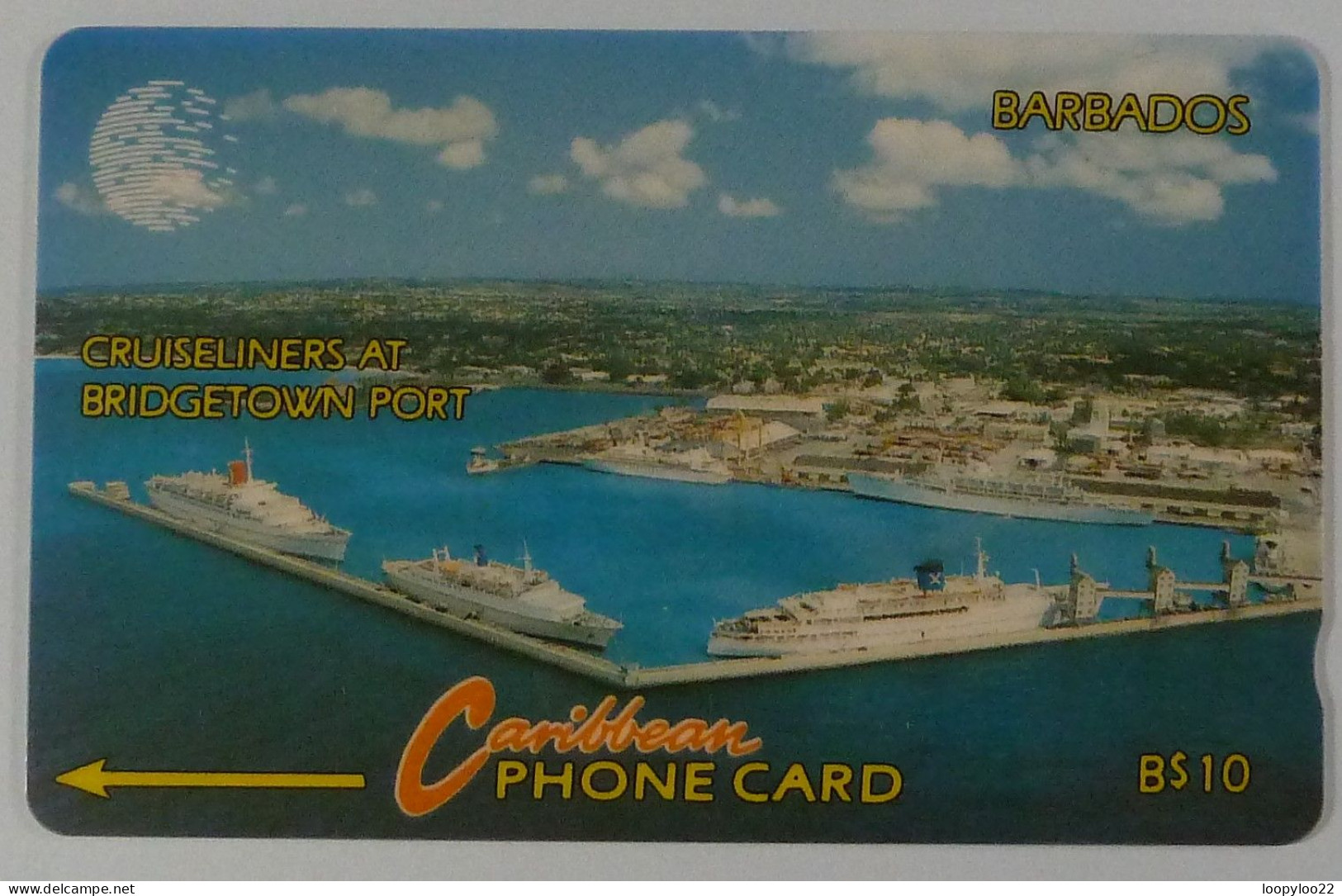 BARBADOS - GPT - Cruise Liners At Bridgetown Port - Coded Without Control - $10 - Barbades