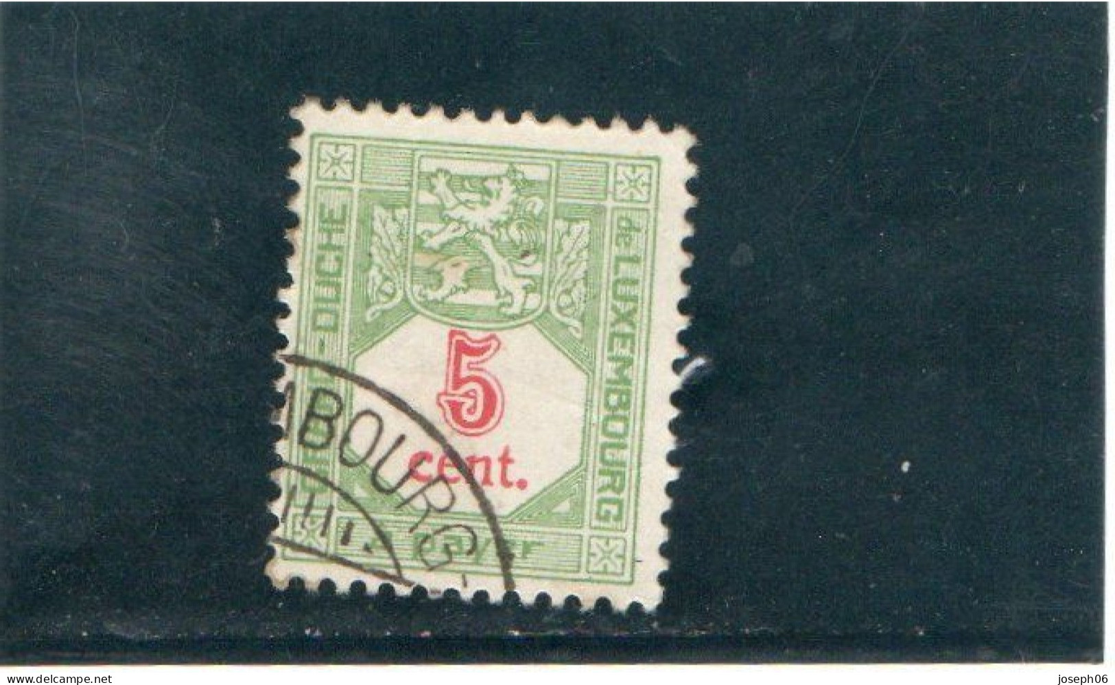 LUXEMBOURG   1922  Taxe   Y.T. N° 10  à 16  Incomplet  Oblitéré  10 - Portomarken