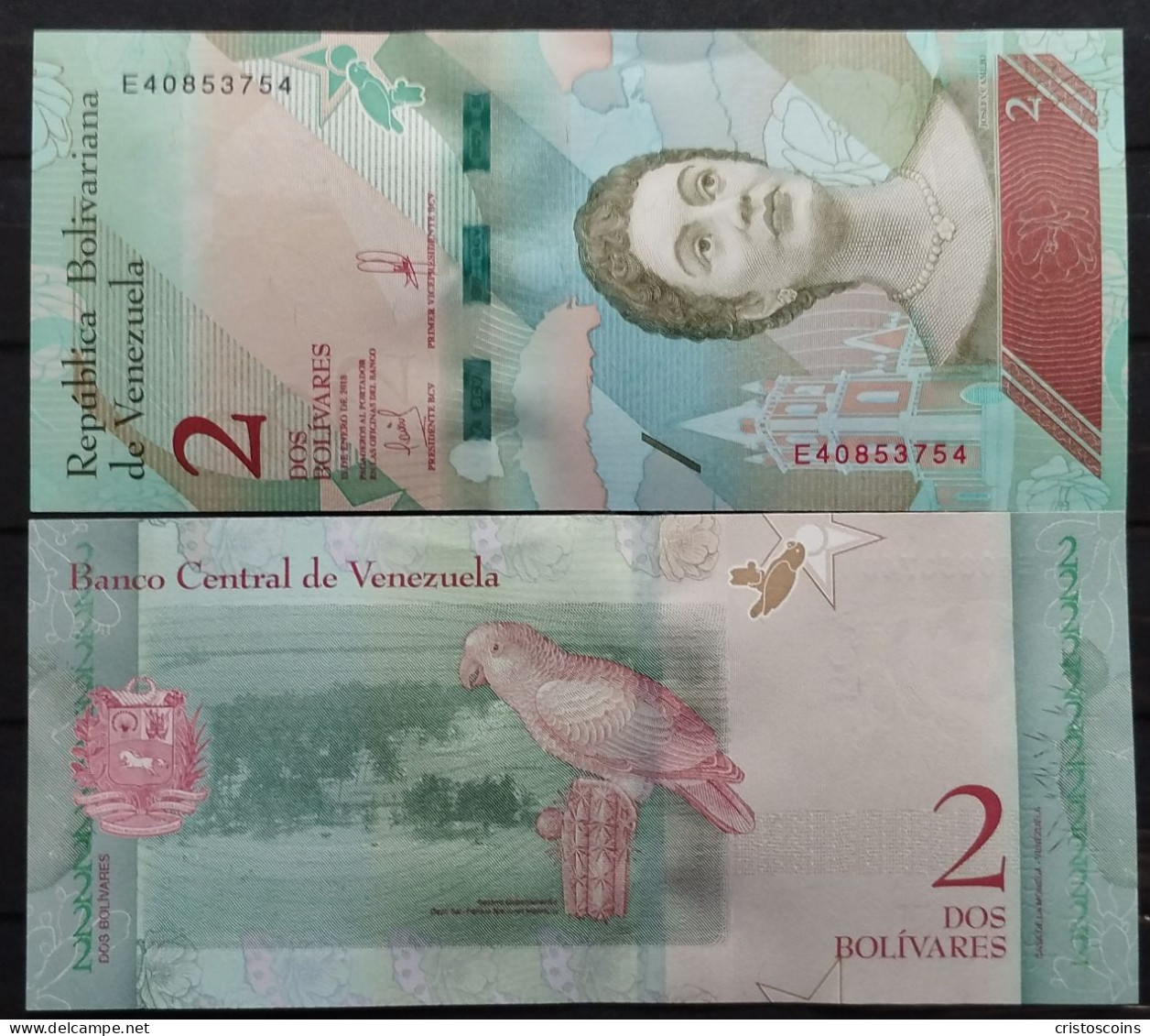 Set 10 P.Venezuela 2 Bolivares,Consecutivi 2018, P-101, UNC, (B/1-50 - Venezuela