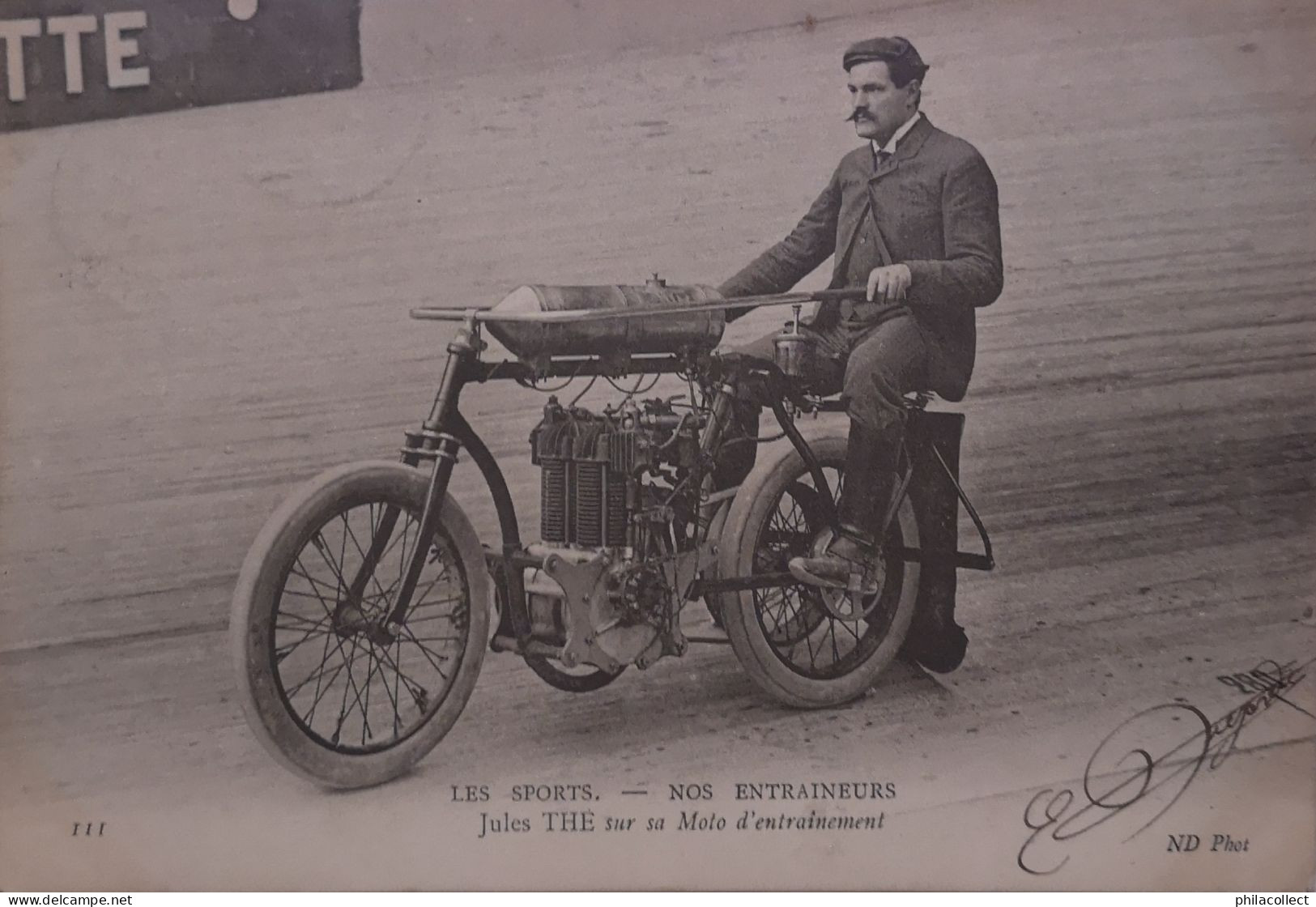 (Cyclisme) Les Sports Nos Entraineurs (Motorbike) Jules The 1905 - Wielrennen
