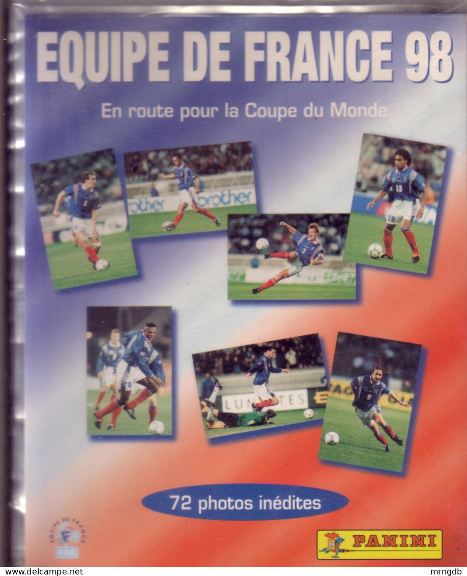 Football * PANINI * Equipe De France 98 * En Route Pour La Coupe Du Monde / 72  Photos Inedites * Bixente LIZARAZU # 55 - Autres & Non Classés