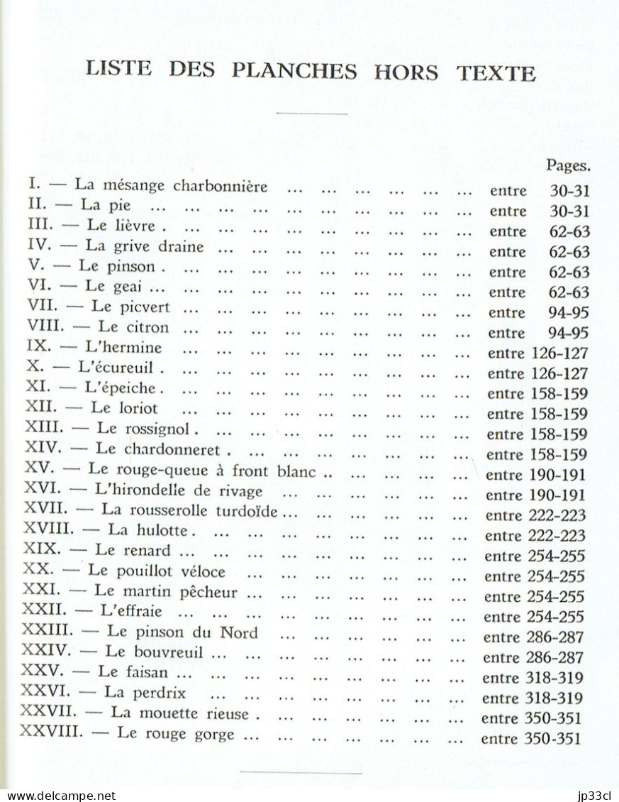 Calendrier Nature Par Louis Debot Avec 28 Planches En Couleurs (1960, 434 Pages) - Sciences