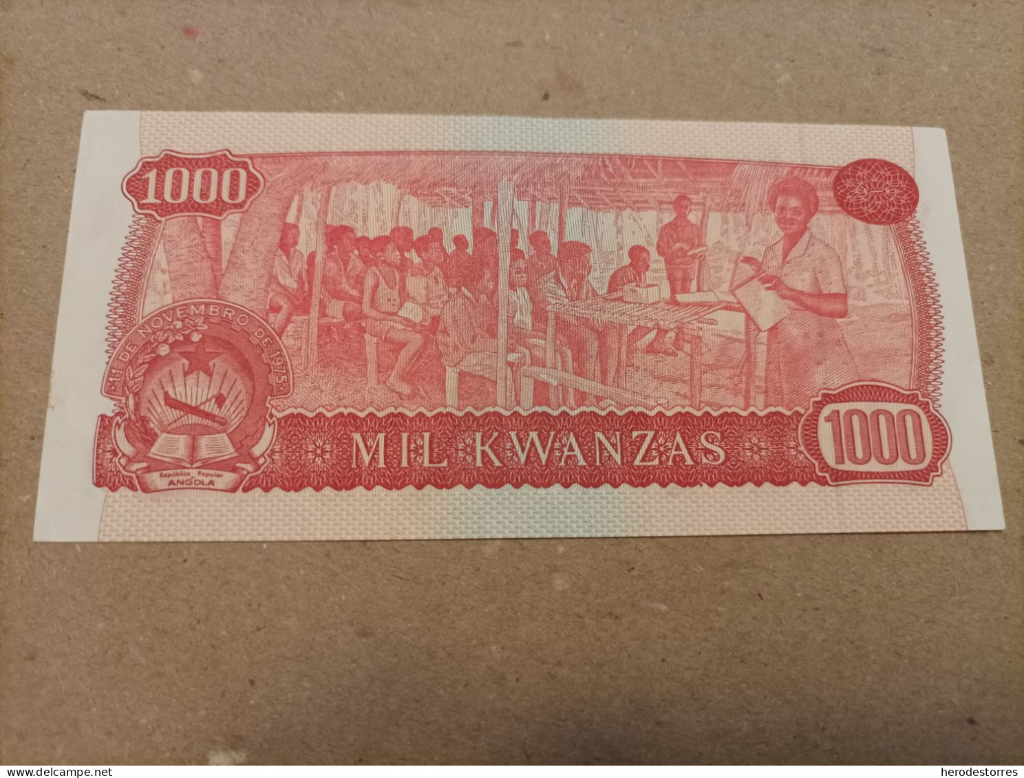 Billete De Angola De 1000 Kwanzas, Año 1976, Uncirculated - Angola