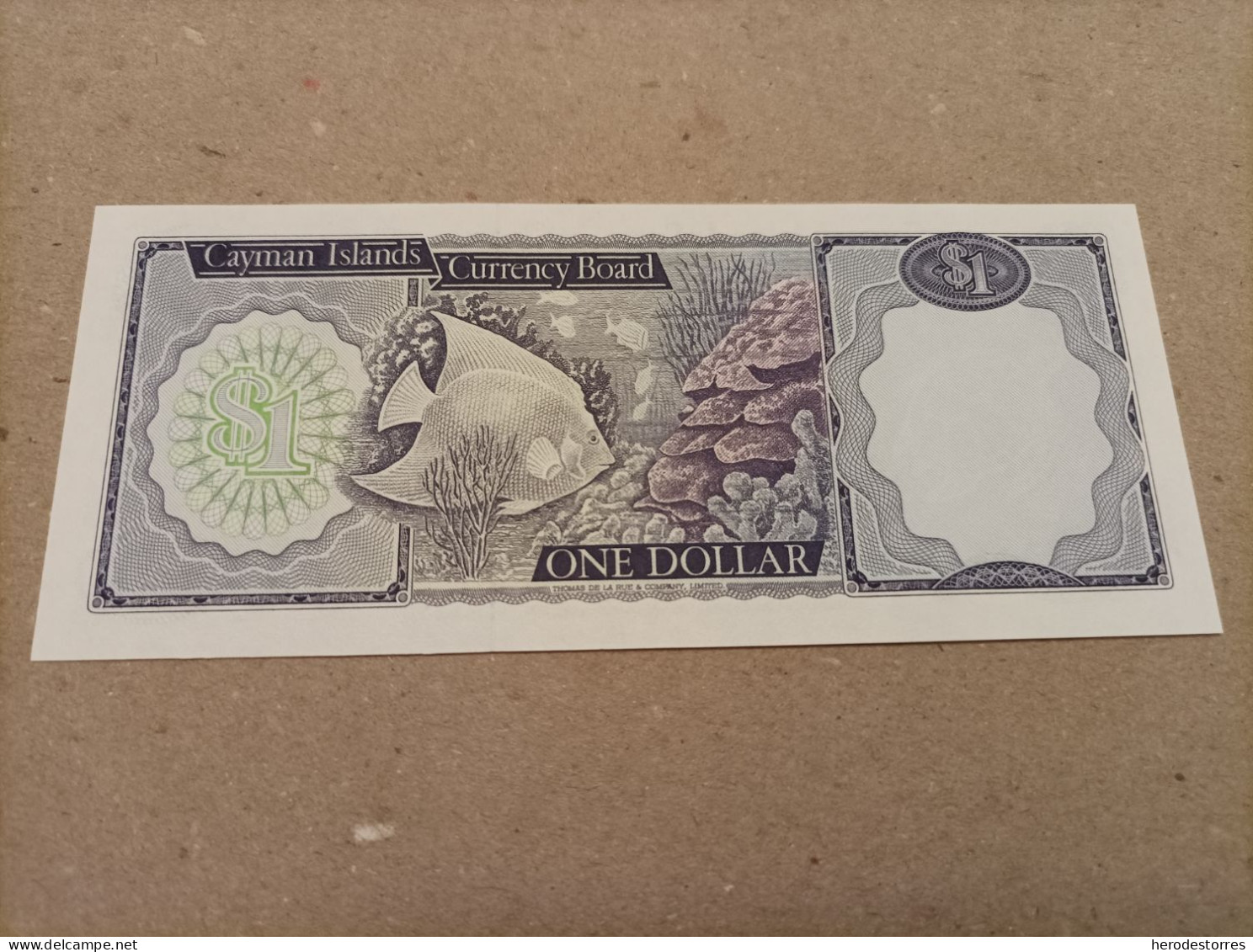Billete De Las Islas Caimán De 1 Dólar, Nº Bajisimo A000453, Año 1974, UNC - Kaimaninseln