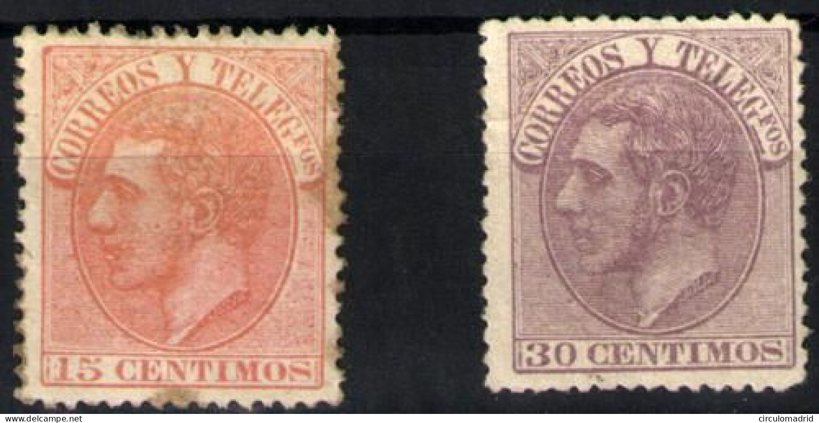 España Nº 210/211. Año 1882 - Unused Stamps