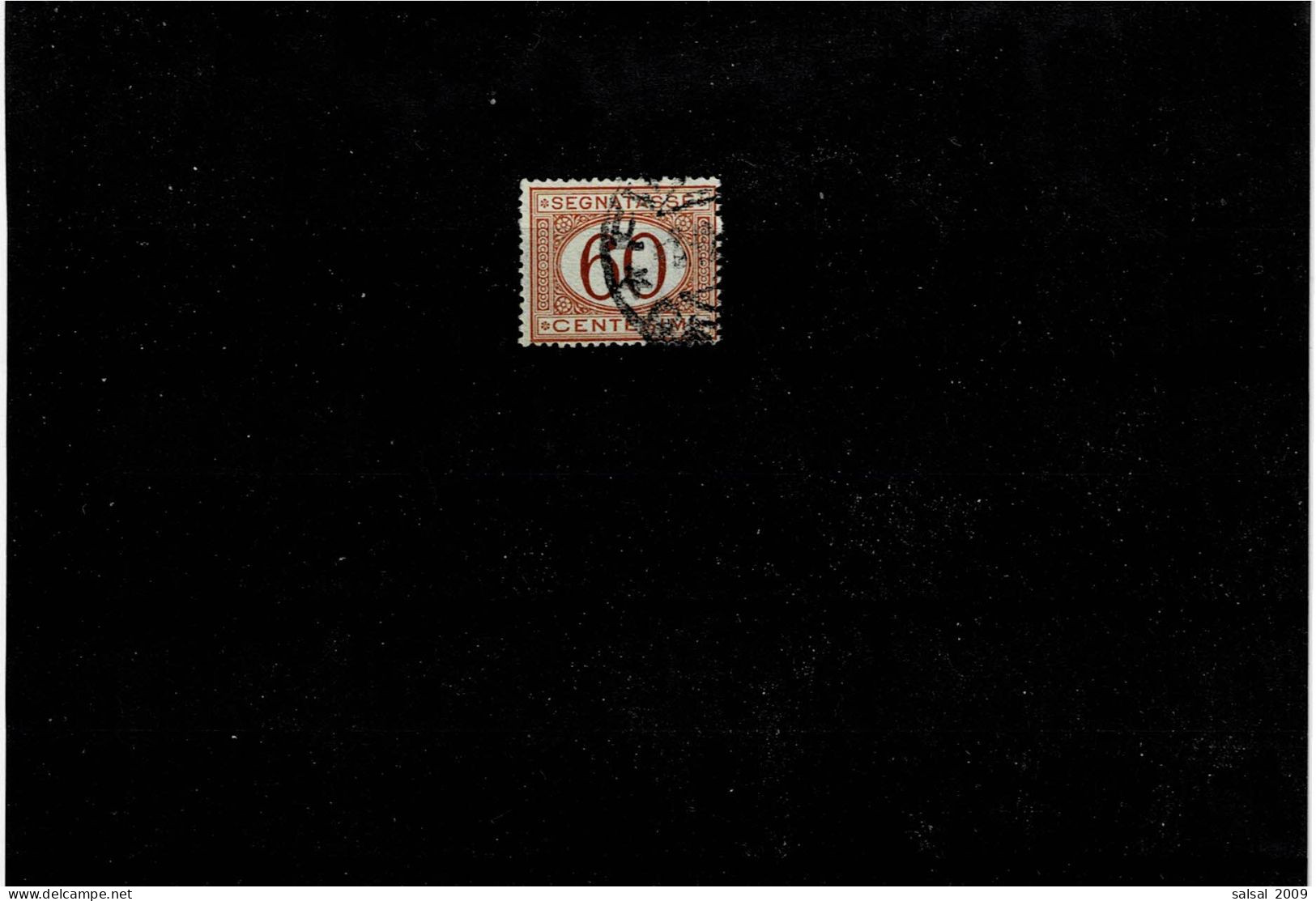 ITALIA REGNO ,"Segnatasse",60c. Arancio E Carminio ,usato ,ottima Qualita - Postage Due