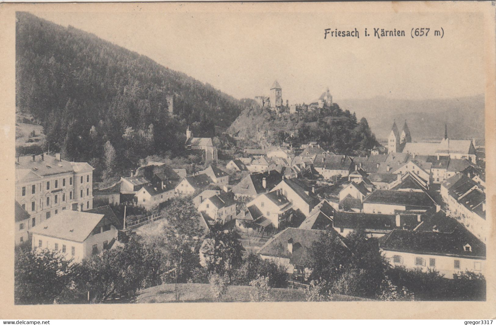 D5854) FRIESACH In Kärnten 657m - Häuser Ansichten 1919 - Friesach