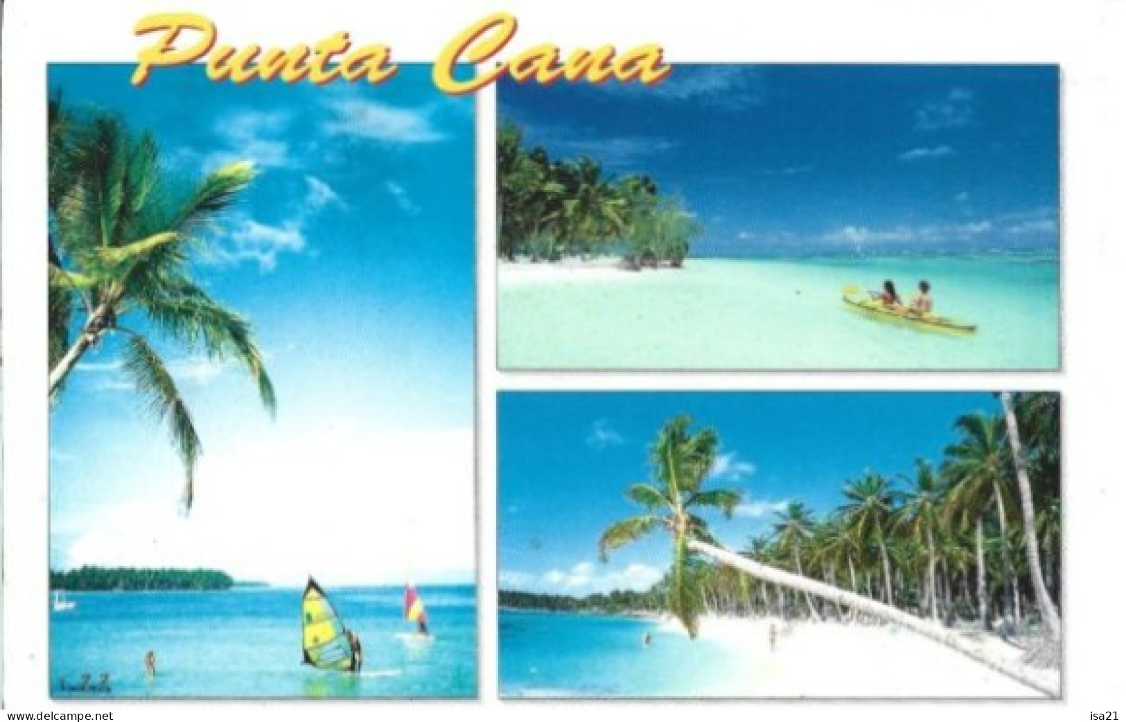 3 Cartes Postales: REPUBLICA DOMINICANA: Punta Cana, Somonâ, Isla Saona. - Dominican Republic