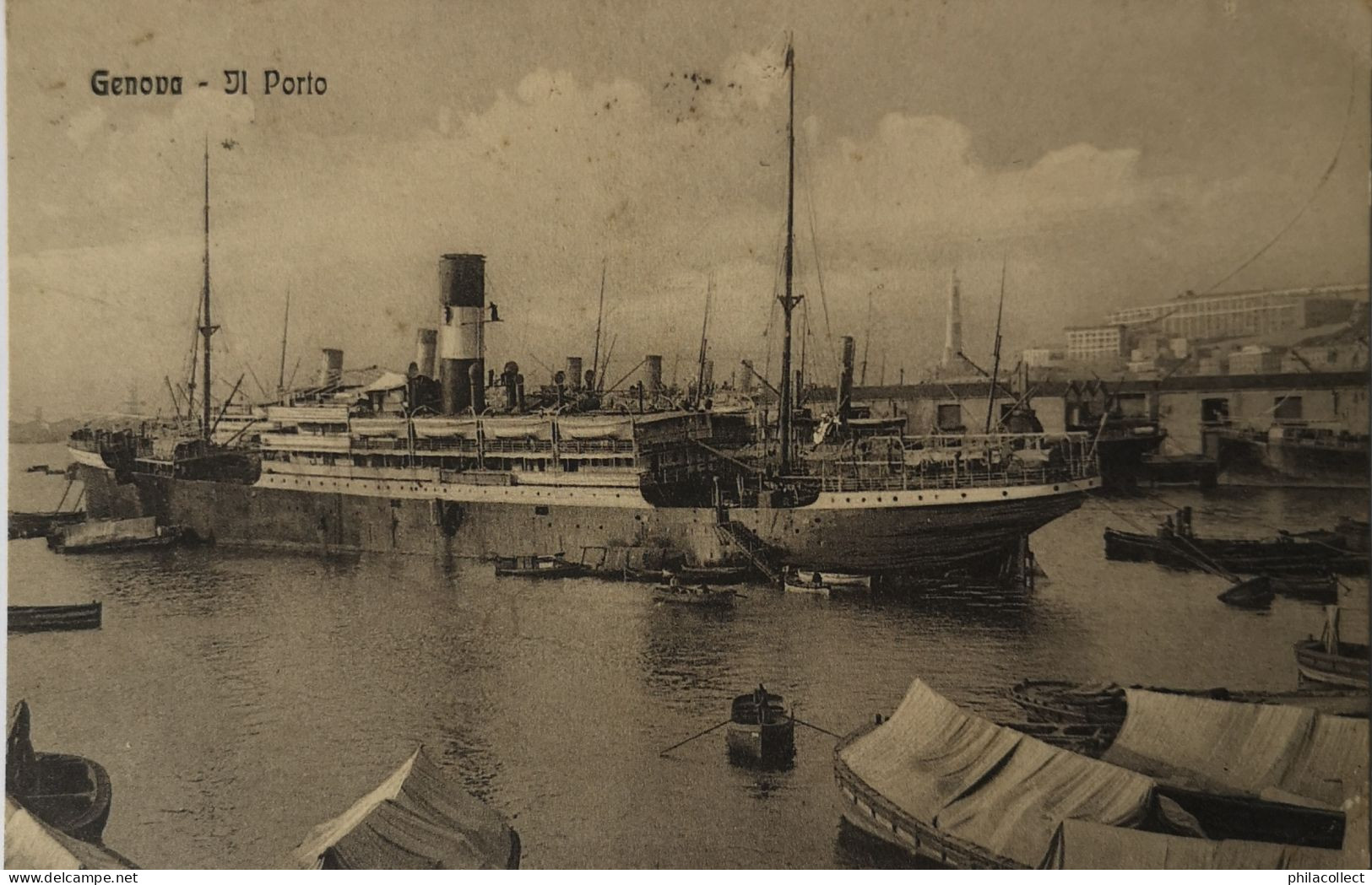 Genova // Ship // IL Porto 1913 - Genova (Genoa)