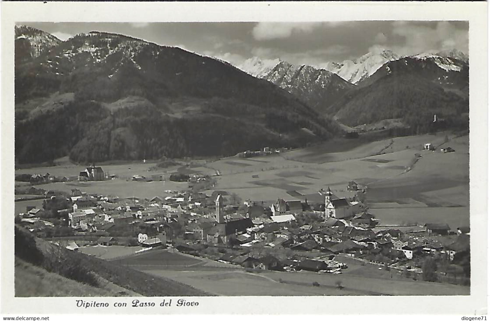 Vipiteno Con Passo Del Giovo Vera Fotografia - Vipiteno