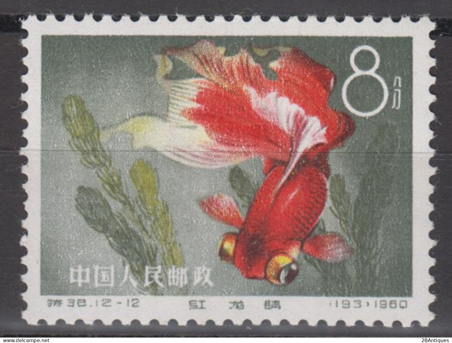 PR CHINA 1960 - Chinese Goldfish MNH** OG - Unused Stamps