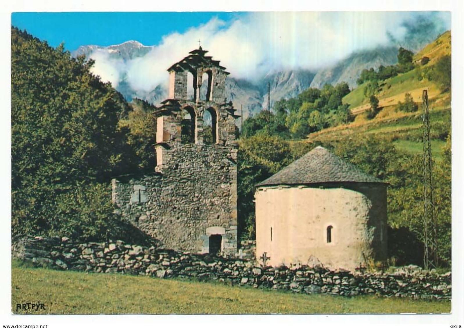 CPSM / CPM 10,5 X 15 Hautes Pyrénées PLAN D'ARAGNOUET La Chapelle Des Templiers Vallée D'Aure Route D'Espagne - Aragnouet