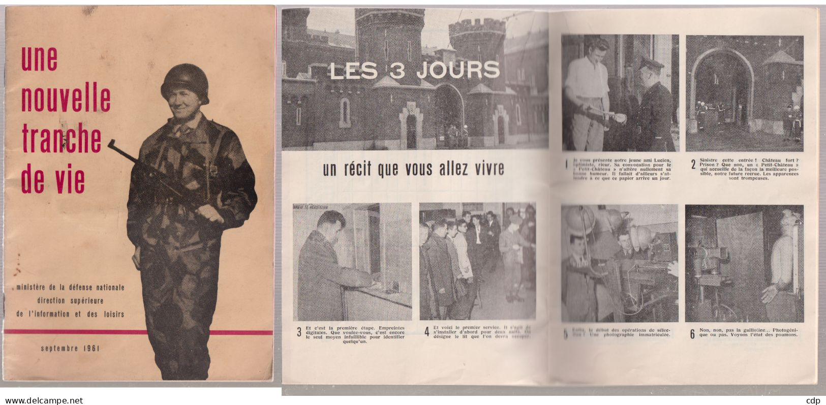 Informations Sur Le Service Militaire 1961 - Andere & Zonder Classificatie