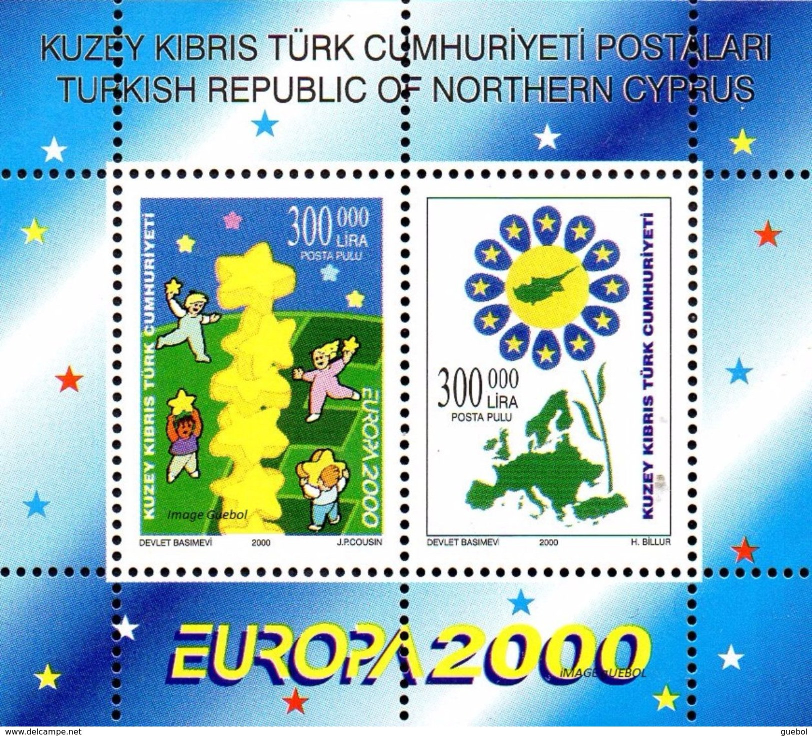 CEPT / Europa 2000 Turquie-Chypre N° BF 18 ** - 2000