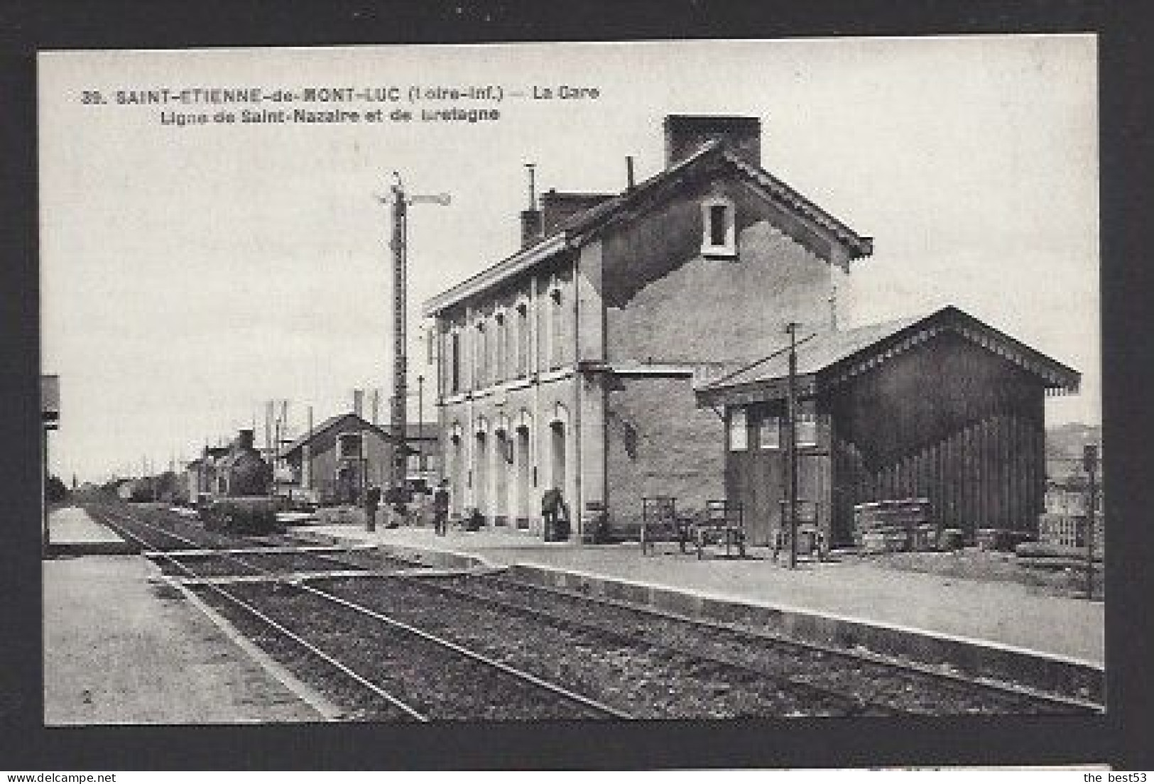 39  -  Saint Etienne De Mont Luc  -  La Gare  -  Ligne De Saint Nazaire Et De Bretagne - Saint Etienne De Montluc