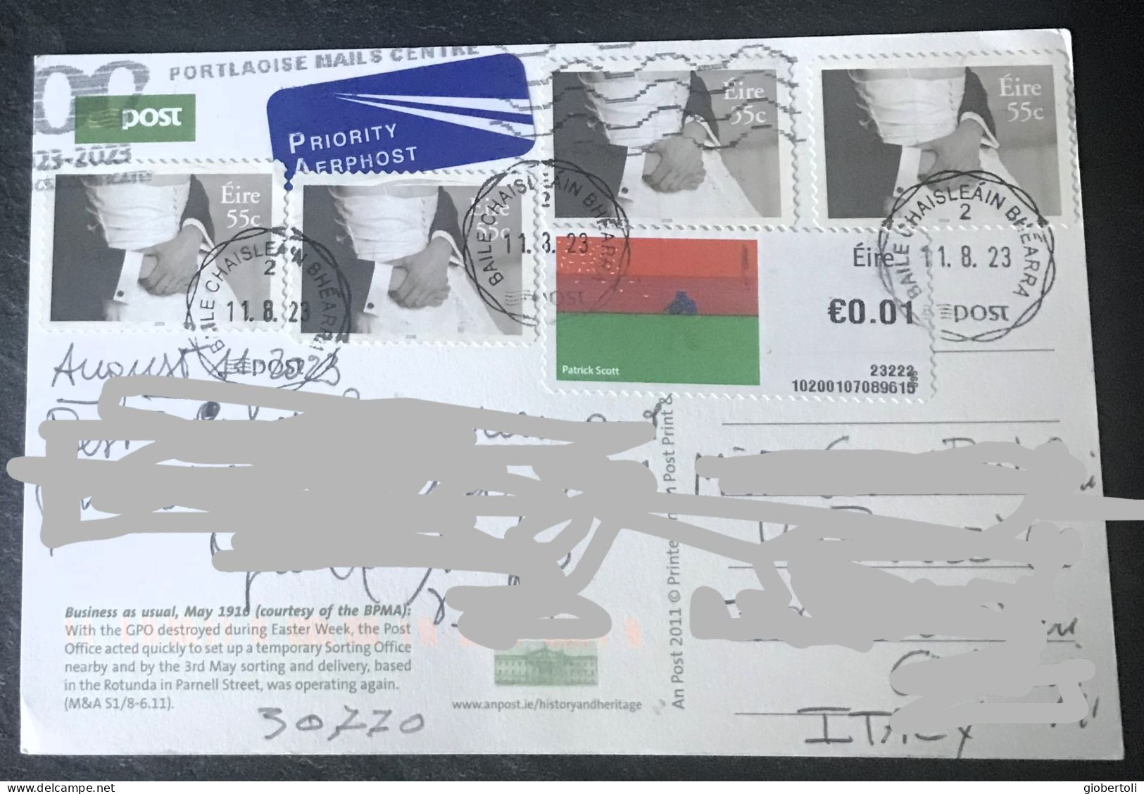 Irlanda/Ireland/Irlande: Cartolina, Postcard - Brieven En Documenten