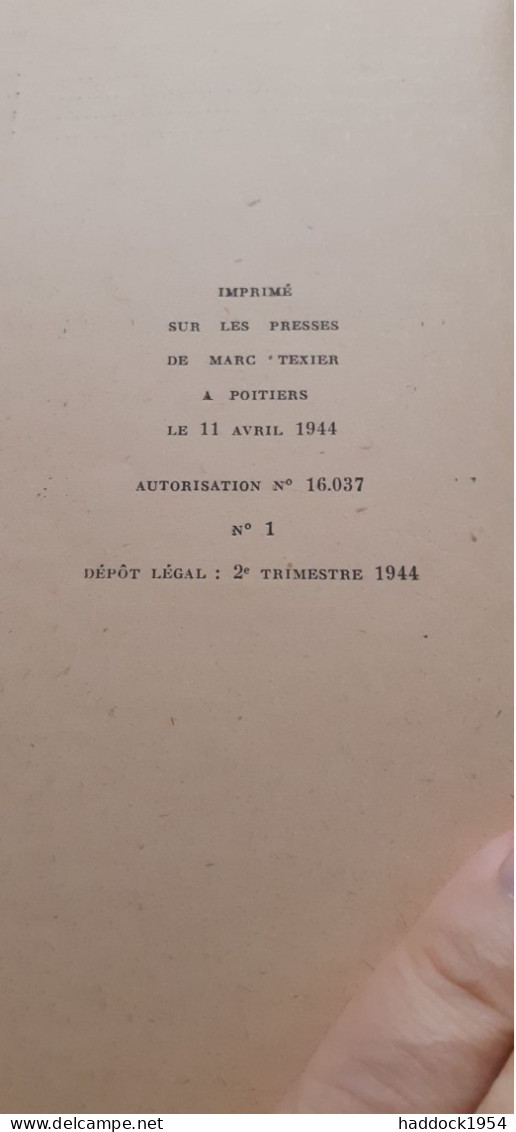 Sagesse PAUL VERLAINE éditions Albert Messein 1944 - Autores Franceses