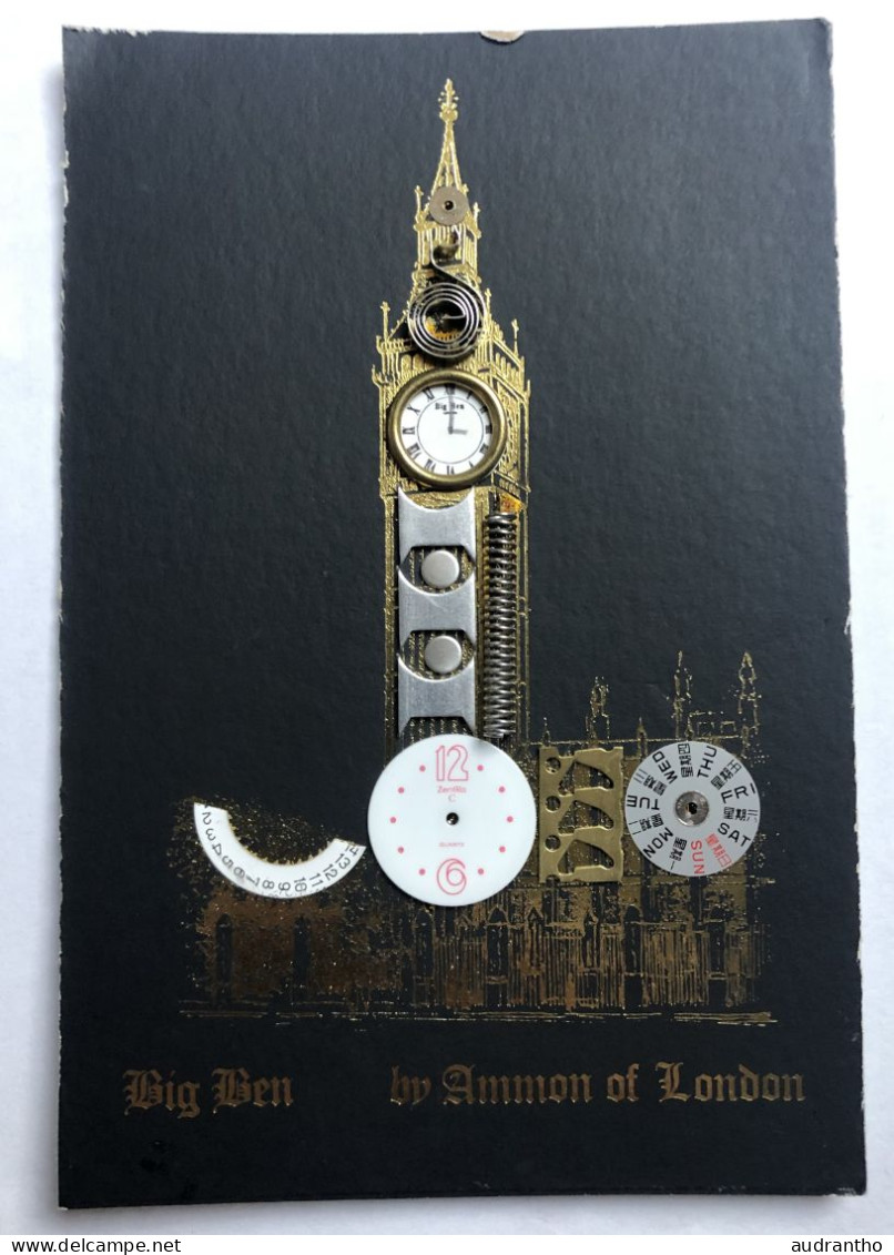 Carte à Système Avec Objet Métallique - BIG BEN By Ammon Of London - Hedendaagse Kunst