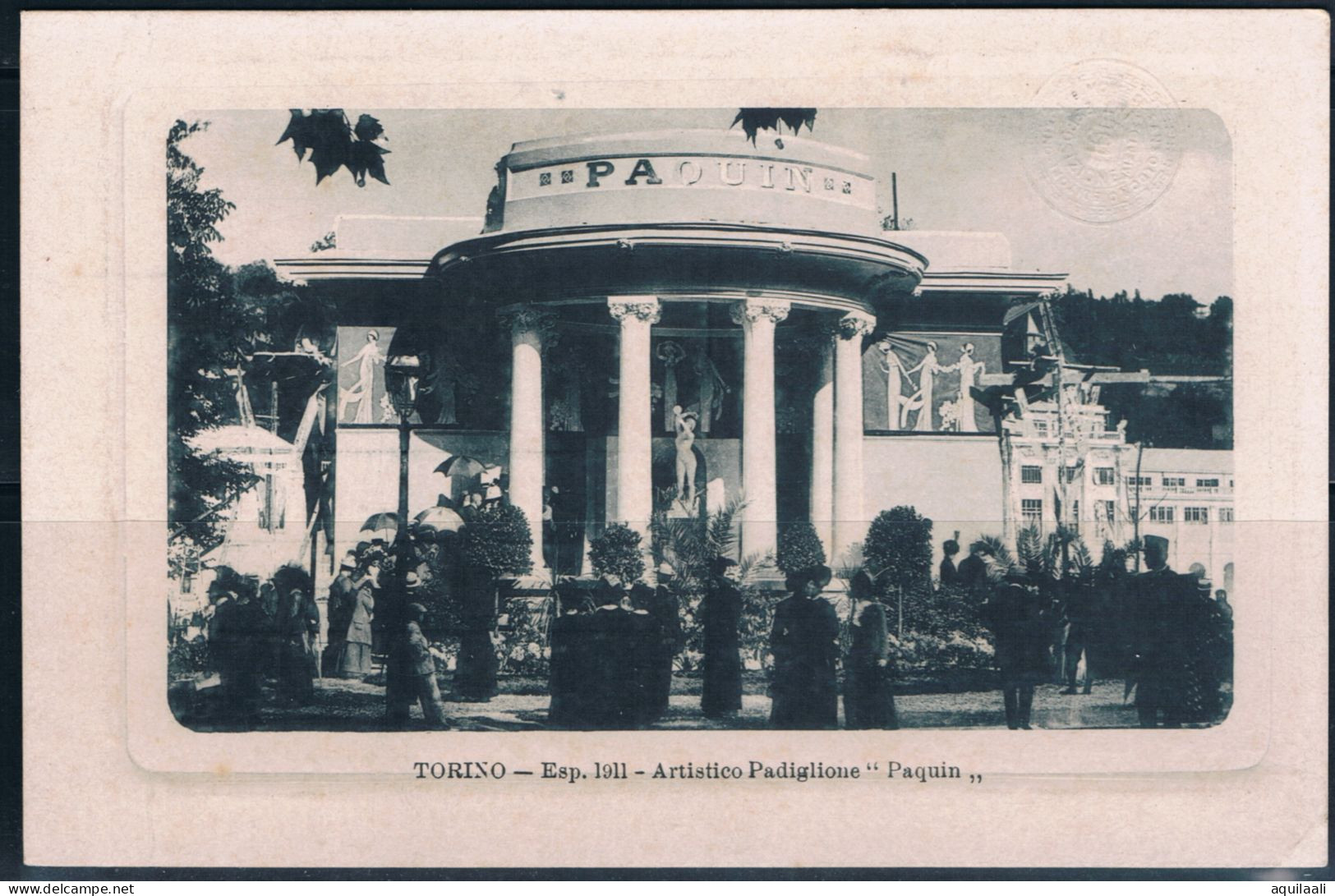 Torino Expo 1911, Artistico Padiglione "Paquin". Cartolina Nuova Non Viaggiata. - Expositions