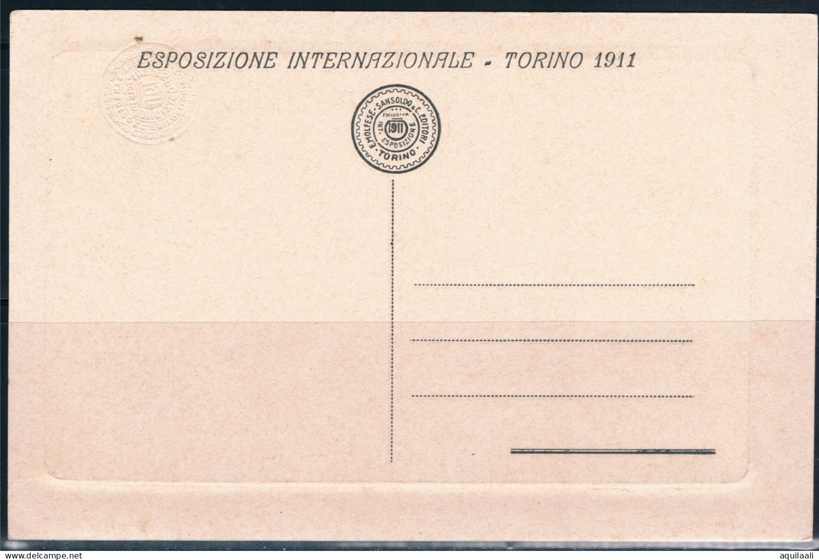 Torino Expo 1911, Artistico Padiglione "Paquin". Cartolina Nuova Non Viaggiata. - Exposiciones